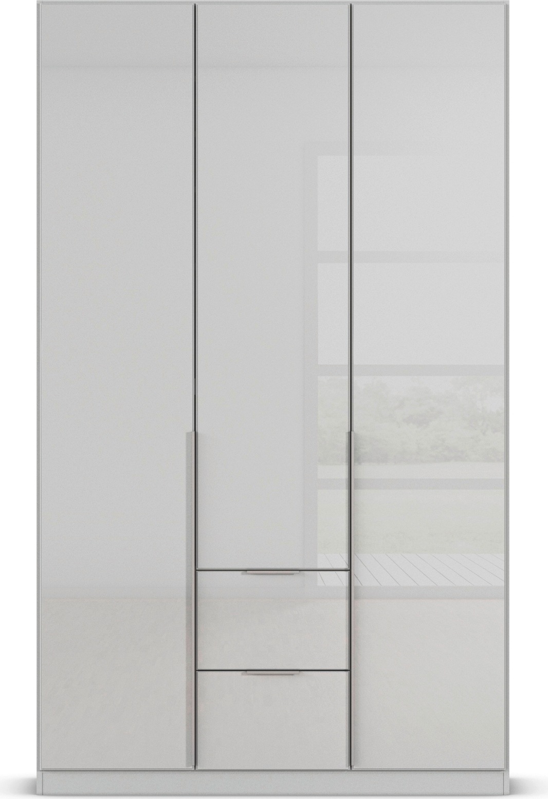 rauch Drehtürenschrank »Kleiderschrank Kleiderschränke Schrank Garderobe AGORDO mit Glasfront«, mit Außenschubkästen, in 6 Breiten und 2 Höhen MADE IN GERMANY