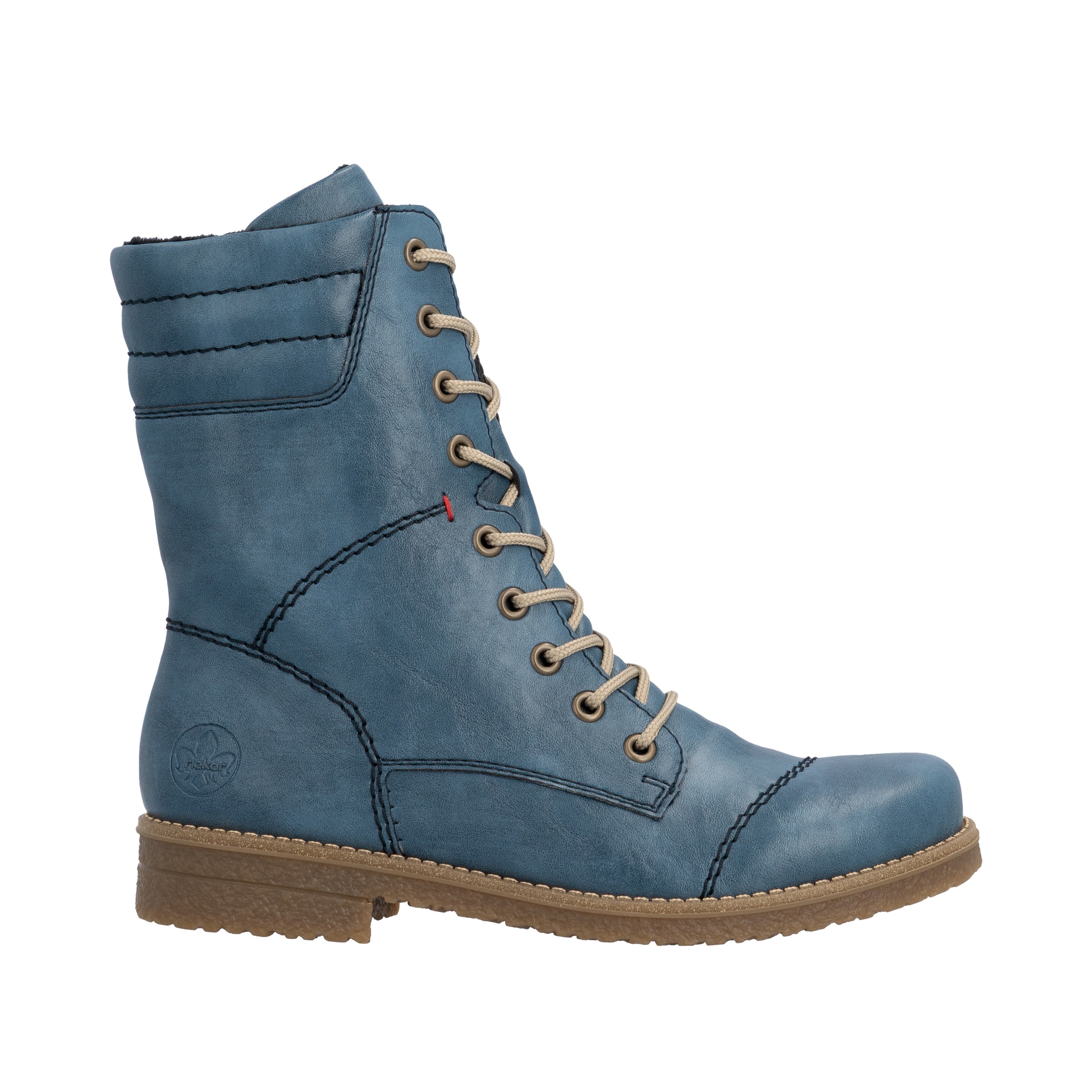 Rieker Schnürstiefelette, Schnürboots, Herbstboots mit gepolstertem Schaftrand