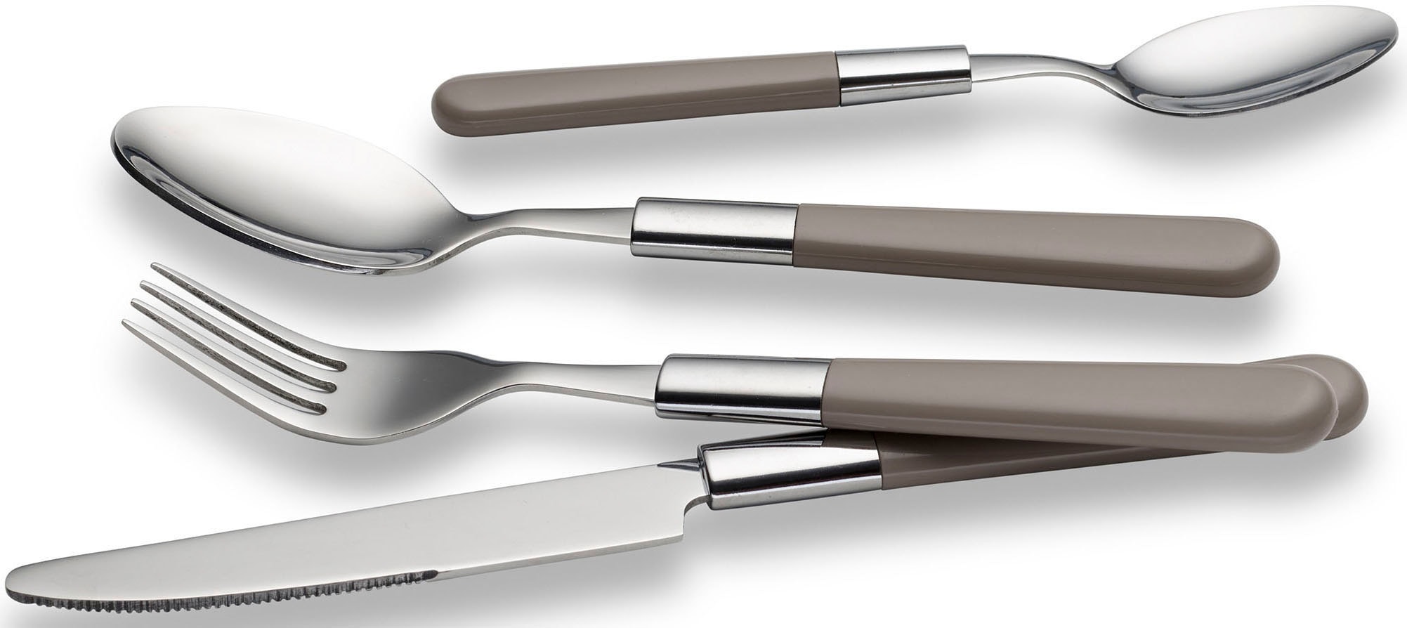 ECHTWERK Besteck-Set »Bistro Besteck Set, Campingbesteck«, (Set, 16 tlg.), Picknickbesteck