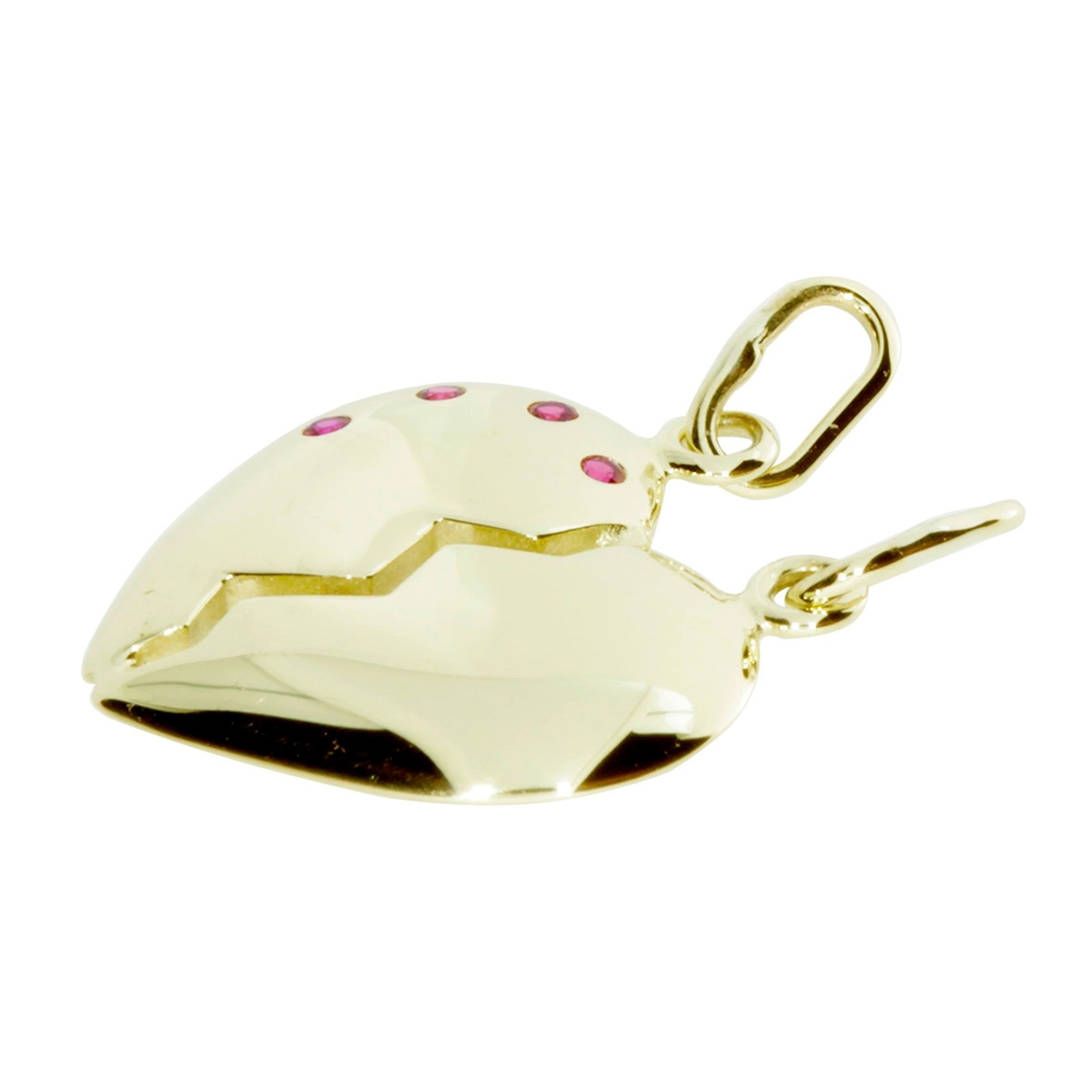 OSTSEE-SCHMUCK Kettenanhänger »Ostsee-Schmuck Anhänger geteiltes Herz Anhänger geteiltes Herz«, (1 tlg.)
