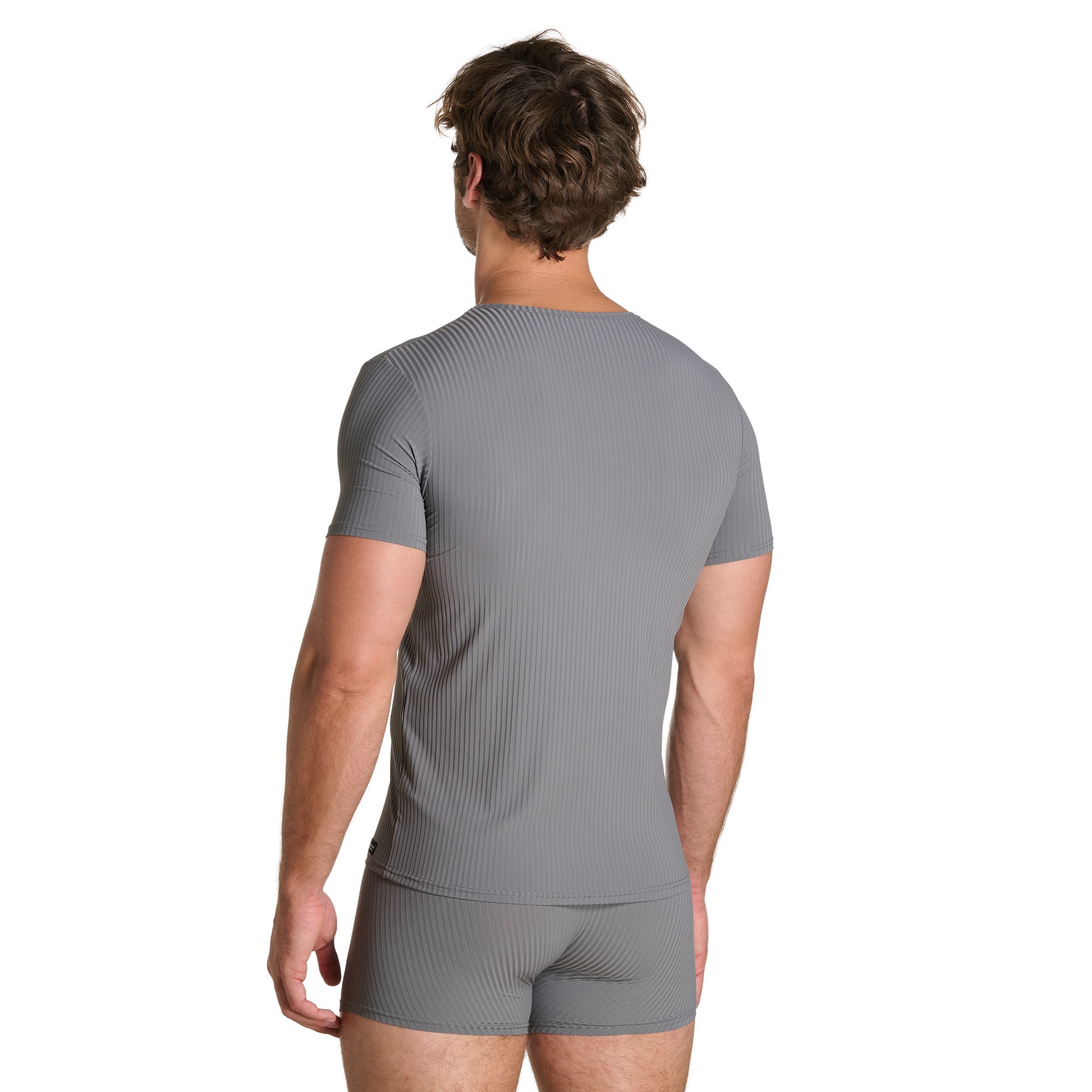 Bruno Banani Rundhalsshirt »ANTISTRESS« Kurzarm, Rundhalsausschnitt, Cotton-Mix