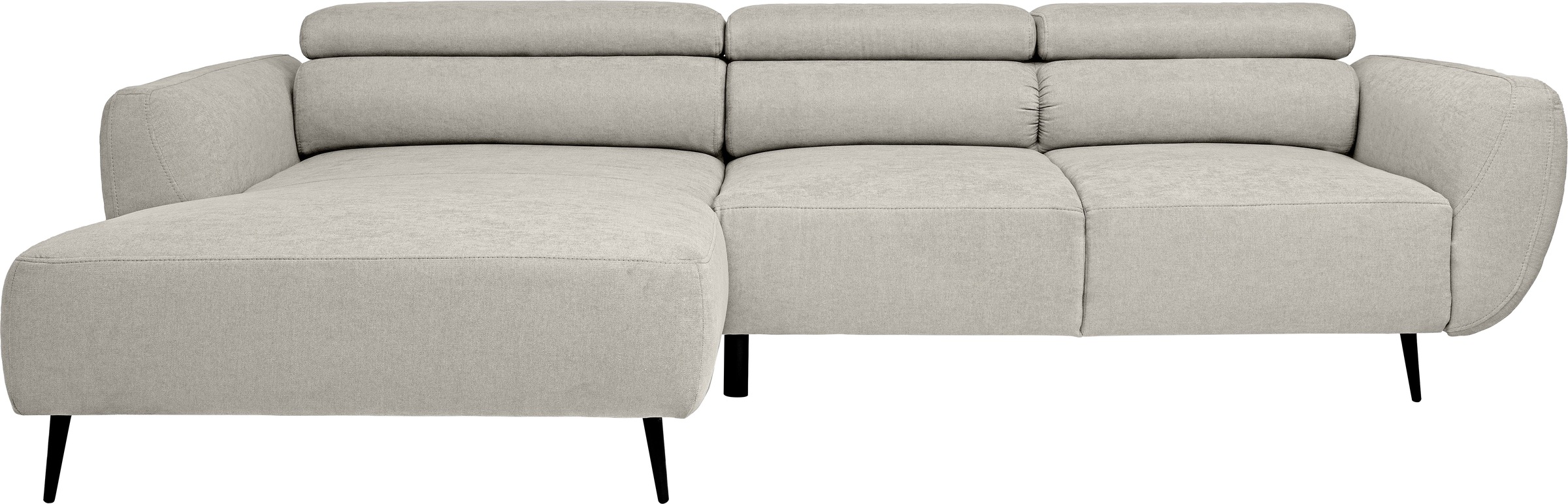 WERK2 Ecksofa »Alisson, mit elektrischer Sitztiefenverstellung, L-Form, Bre günstig online kaufen