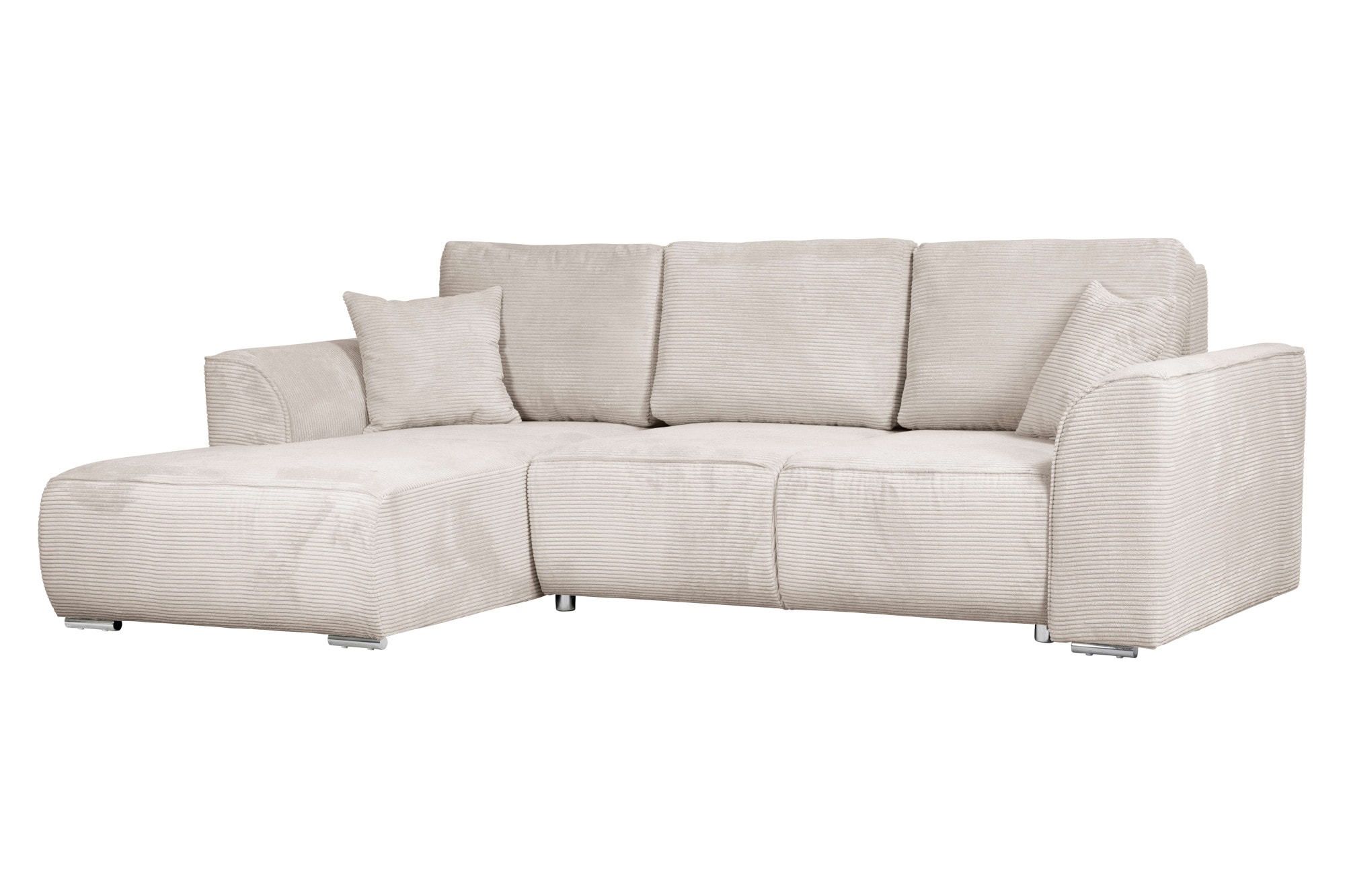 INOSIGN Ecksofa »BEATRICE optionale Schlafsofa mit Bettkasten, B/T/H: 265/170/86 cm«, L-Form, wahlweise auch mit Bettfunktion und Bettkasten