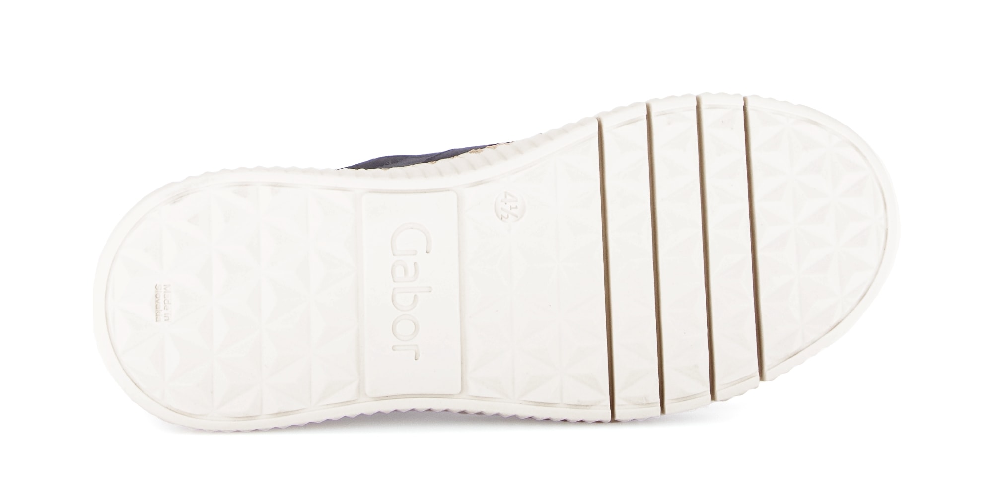 Gabor Plateausneaker  , Freizeitschuh, Halbschuh, Slipper mit Gummizug-Band über dem Rist