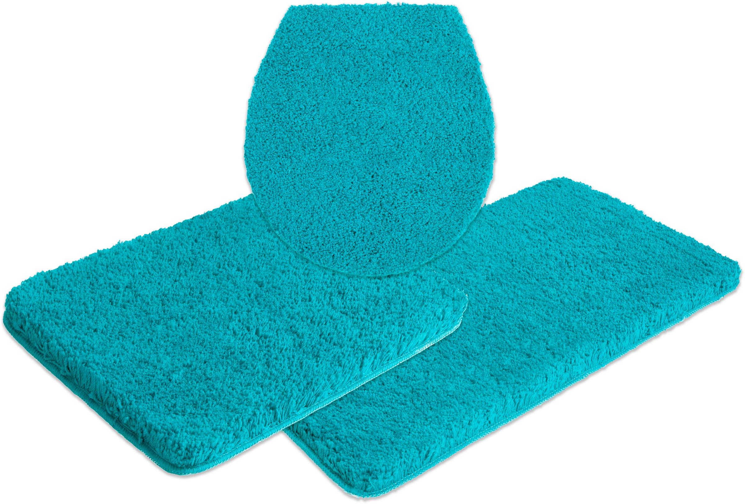 my home Badematte »Sanremo, Badvorleger, Badezimmer Teppich, sehr weich«, r günstig online kaufen