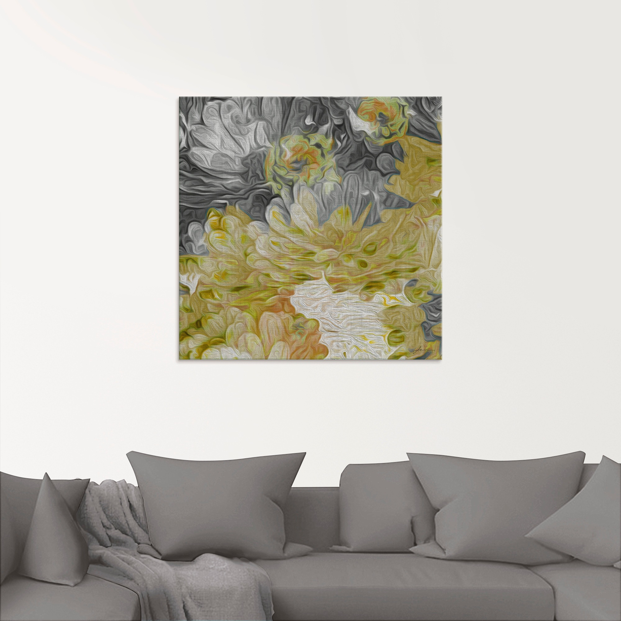 Artland Glasbild »Chrysanthemen in der Sonne III«, Blumen, (1 St.), in vers günstig online kaufen