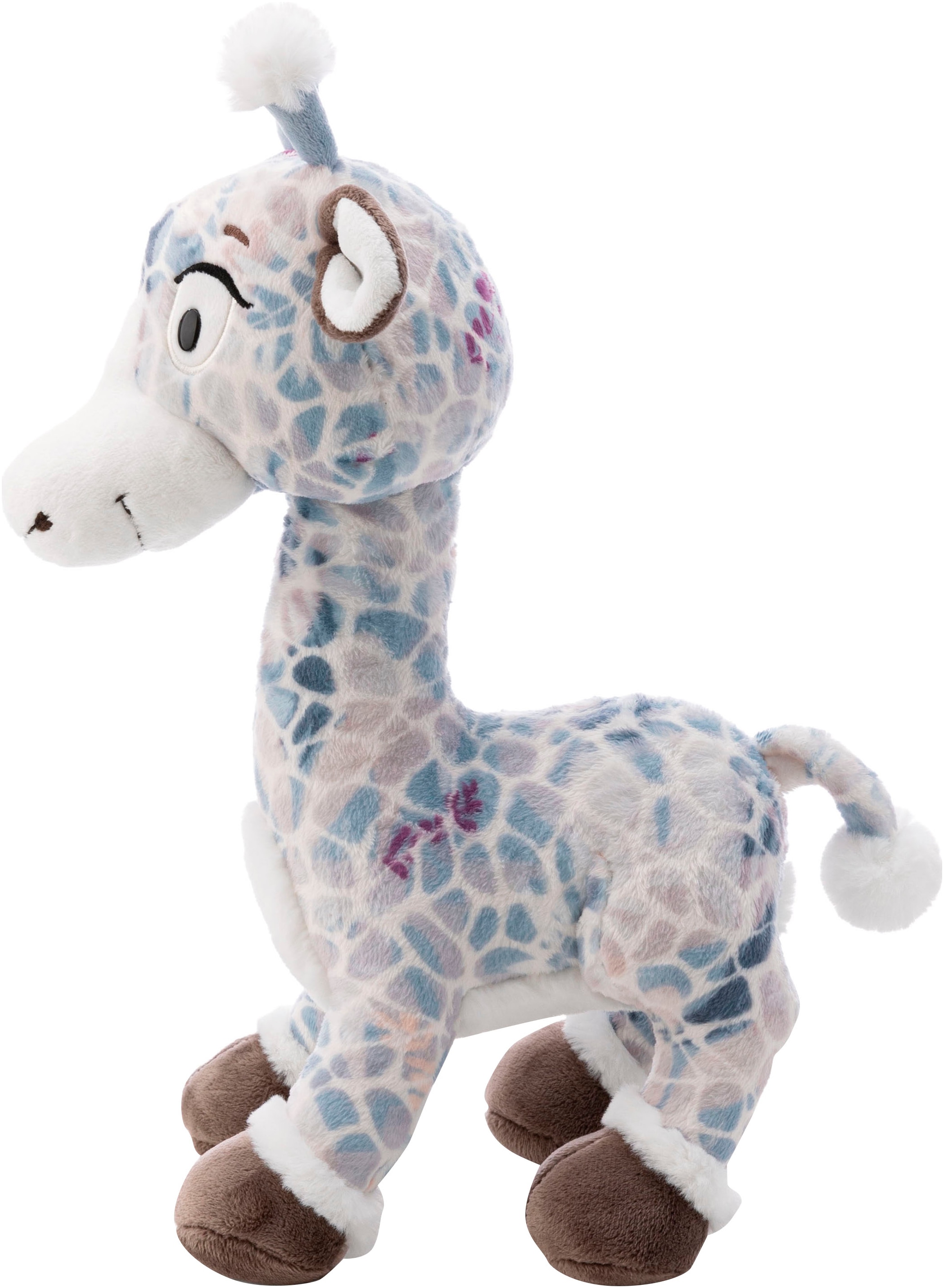 Nici Kuscheltier »Winter, Giraffe Winny Winterfur, 70 cm stehend«, sitzend; enthält recyceltes Material