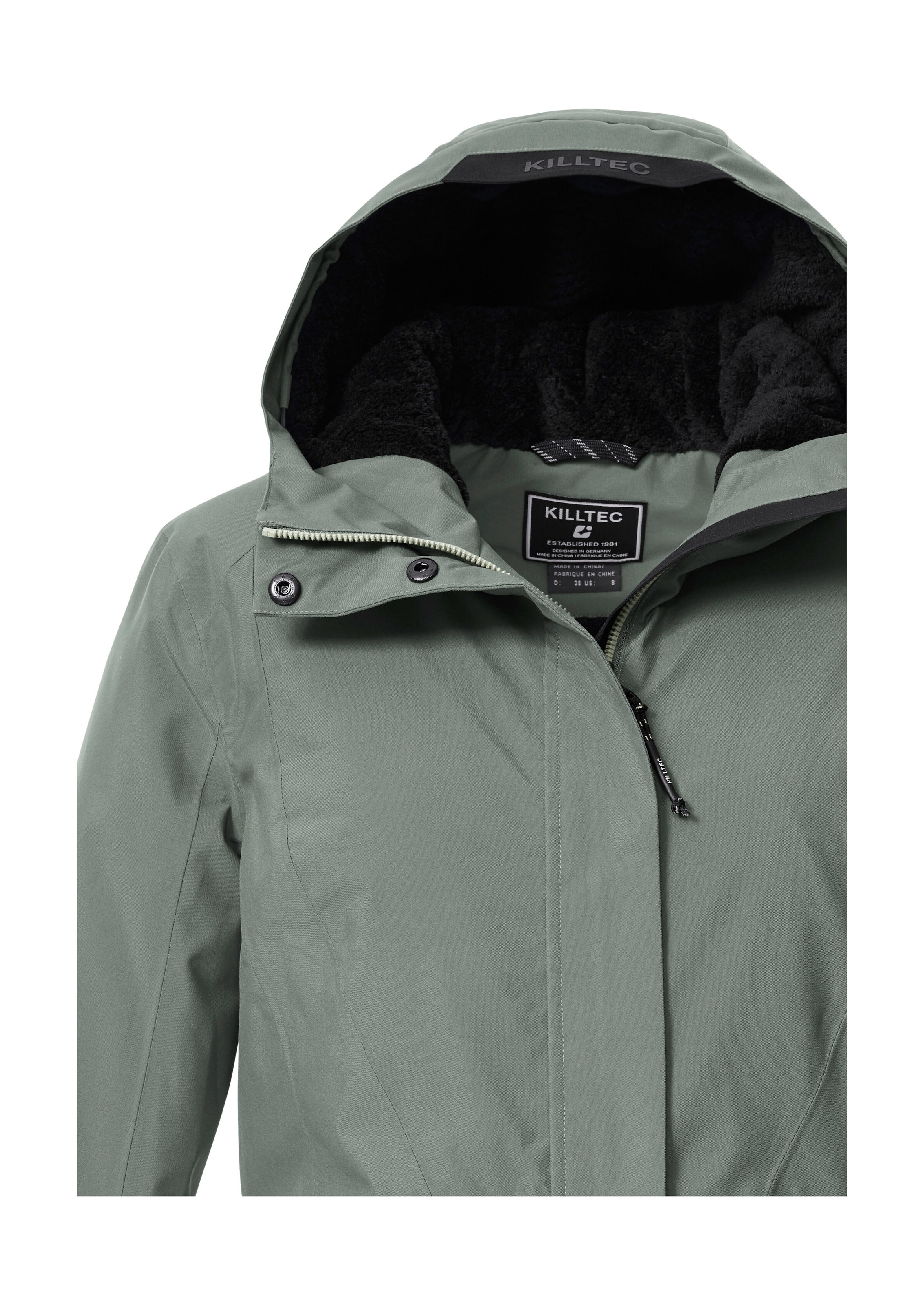 Killtec Parka »KOW 19 WMN PRK«, Wasserdichter, atmungsaktiver Damenparka mit verstellbarer Kapuze