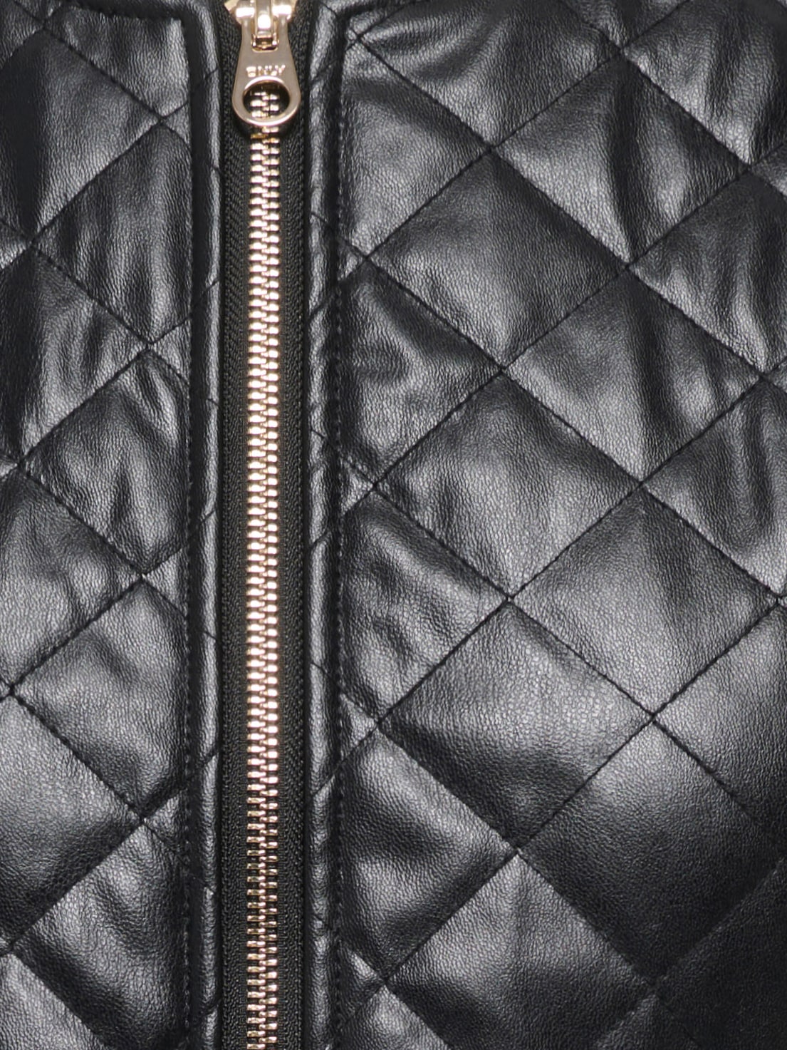 ONLY Lederimitatjacke »ONLJACKIE FAUX LEATHER JACKET CC OTW« Lederimitat, gesteppte Optik, Reißverschlusstaschen