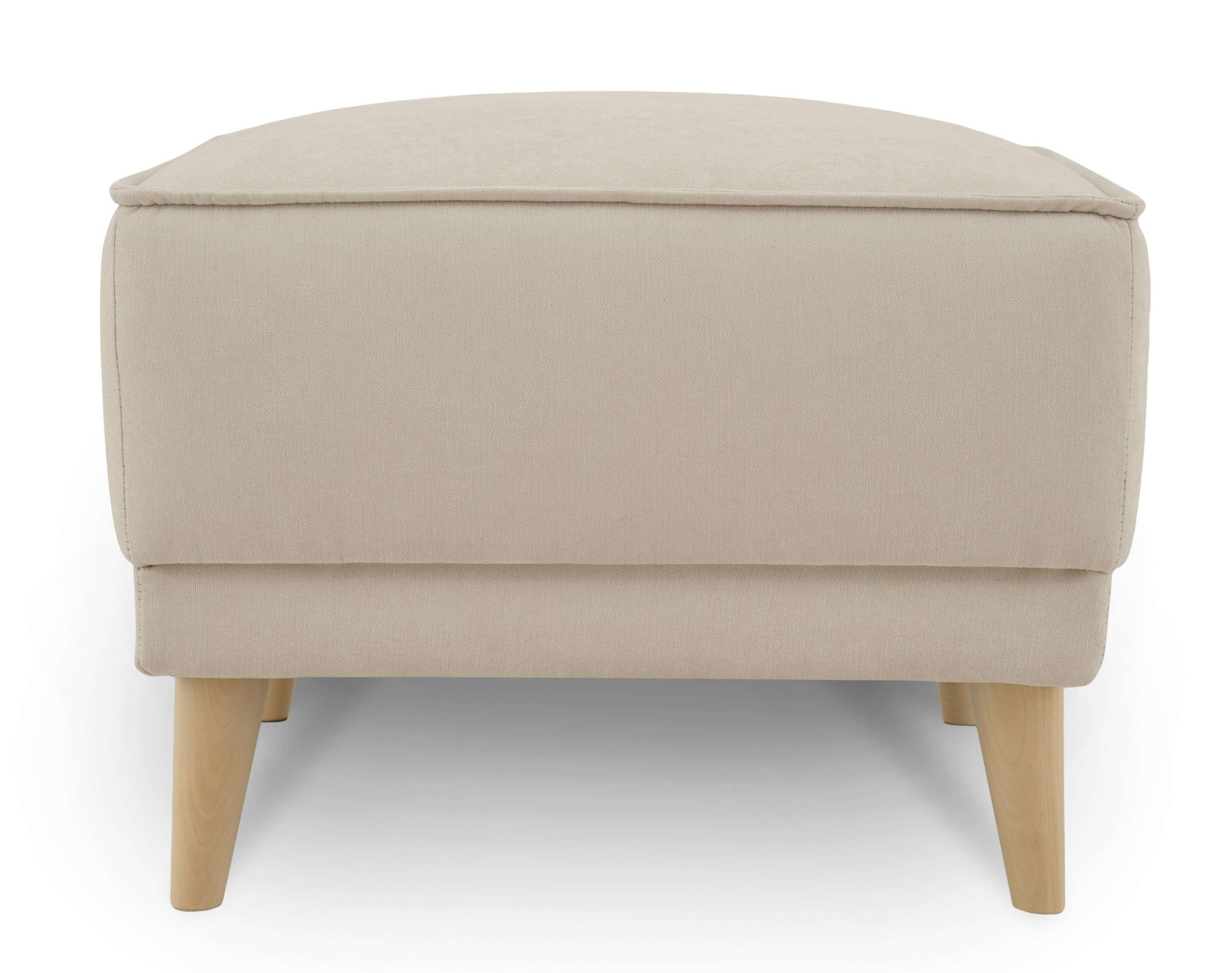 OTTO home Polsterhocker »Oland Skandi« passend zur Serie Oland Skandi, Skandi-Design, Massivholzfüße