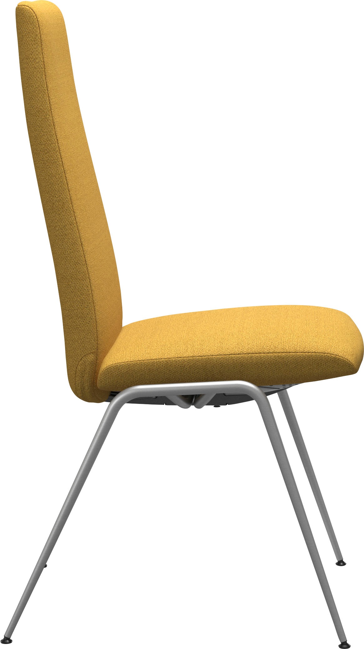 Stressless® Polsterstuhl »Laurel«, ROHLEDER Stoff Q2 FARON, High Back, Größe M, mit Beinen aus Stahl in Chrom matt