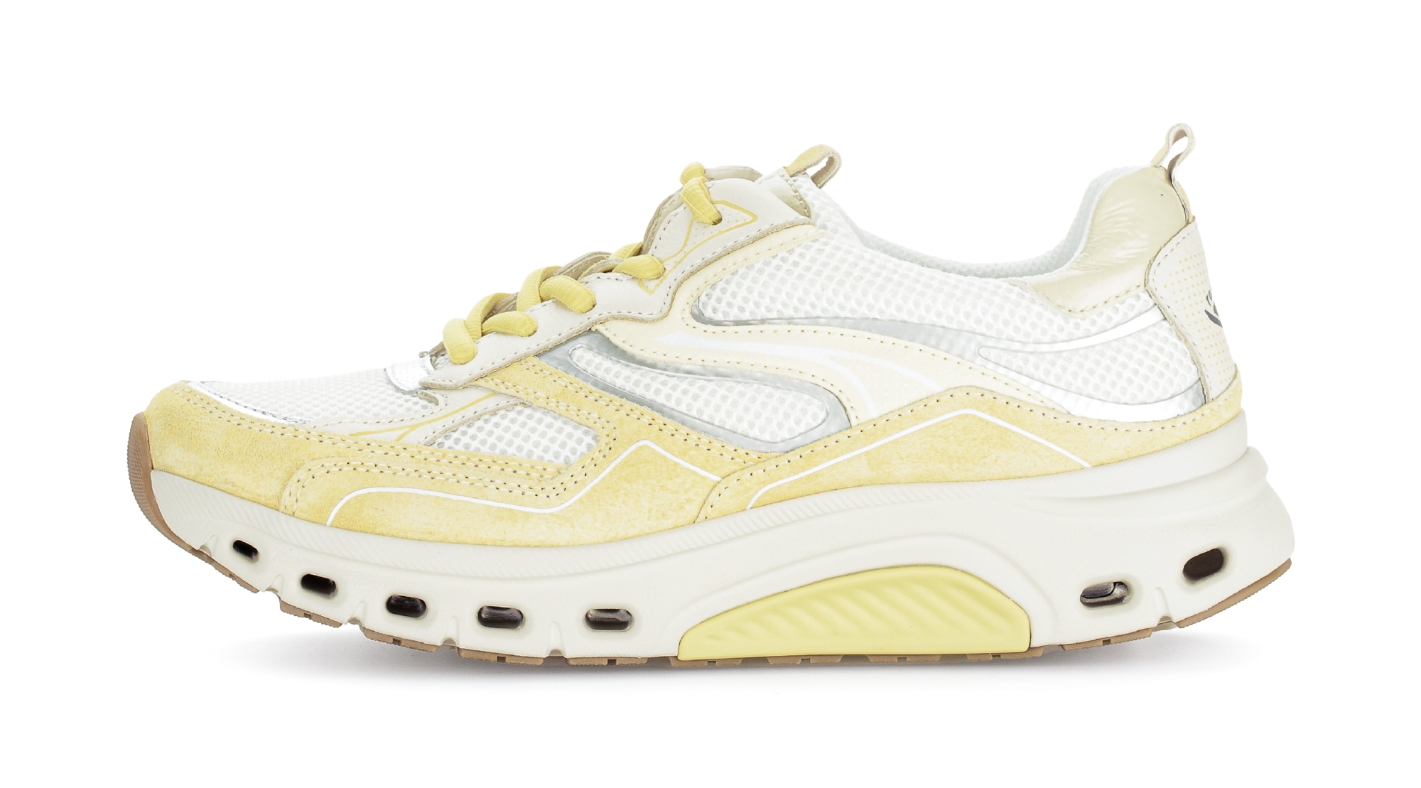 Gabor Rollingsoft Keilsneaker  , Freizeitschuh, Halbschuh, Schnürschuh mit weichem Schaftrand