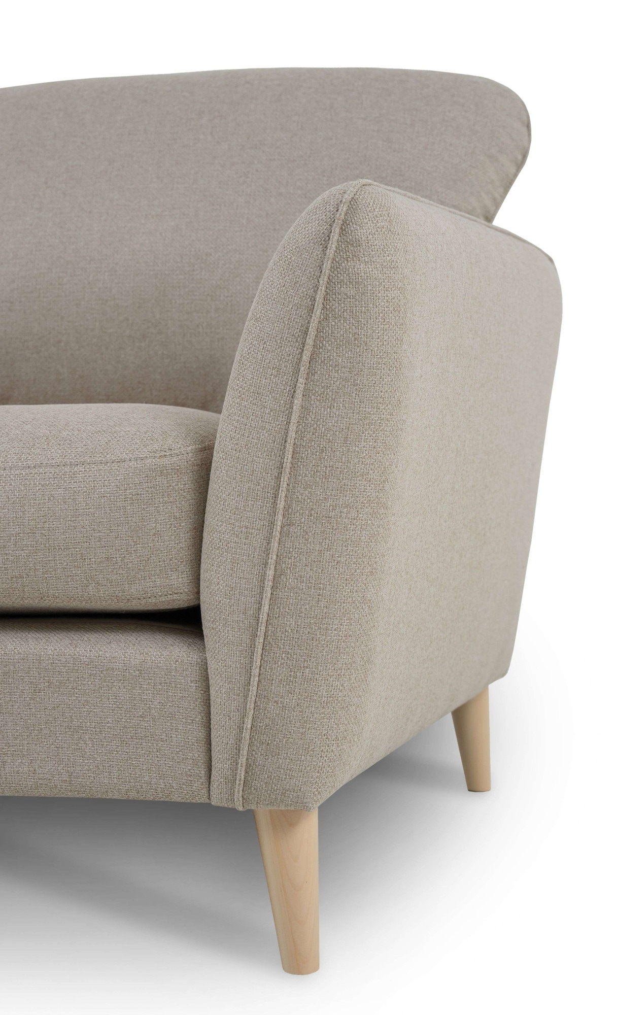 Home affaire Ecksofa »MARSEILLE 278/202 cm, L-Form, Ottom. rechts/links«, Massivholzbeine aus Eiche, in verschieden Bezügen und Farbvarianten
