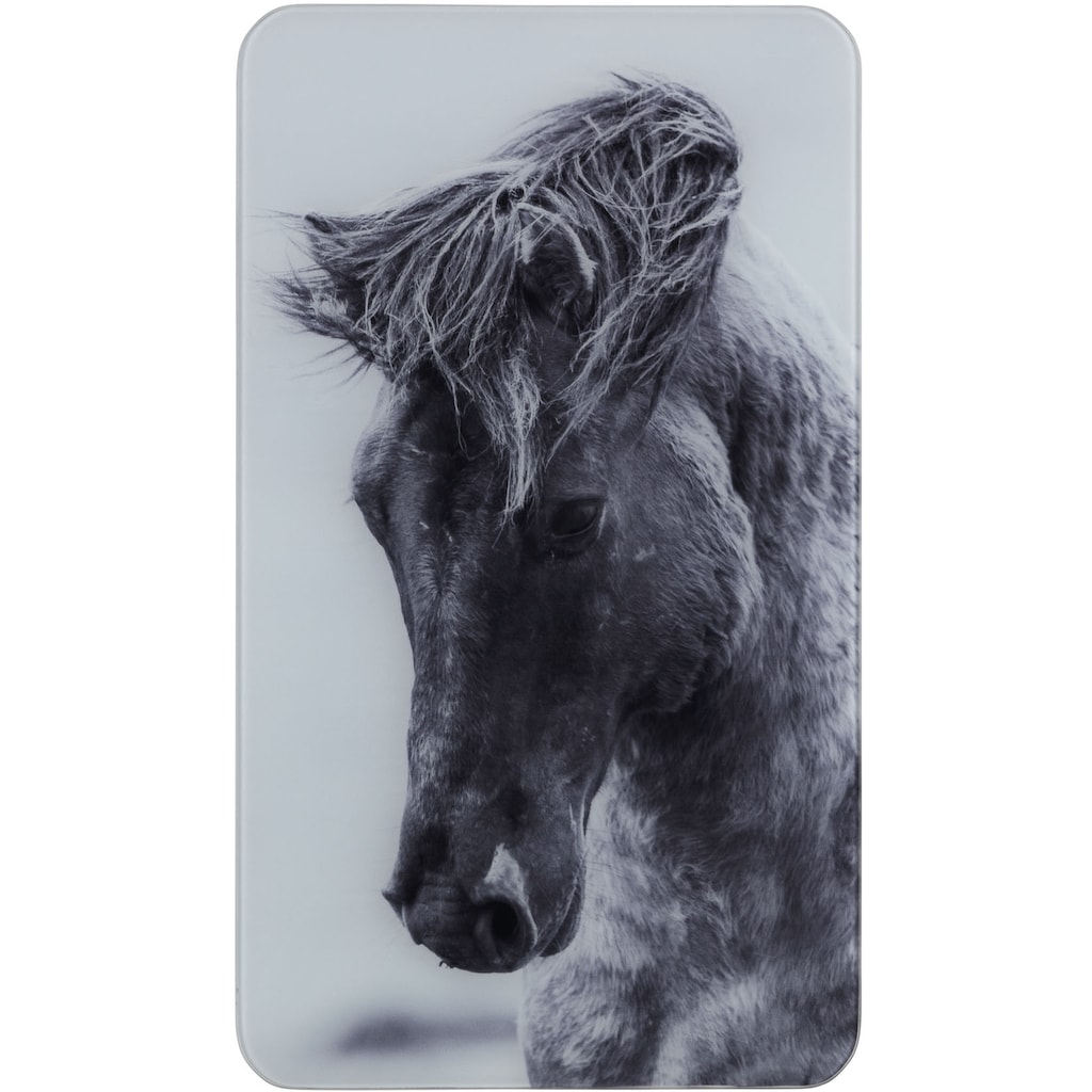 WENKO Herd-Abdeckplatte »Horses«, (Set, 2 tlg.)