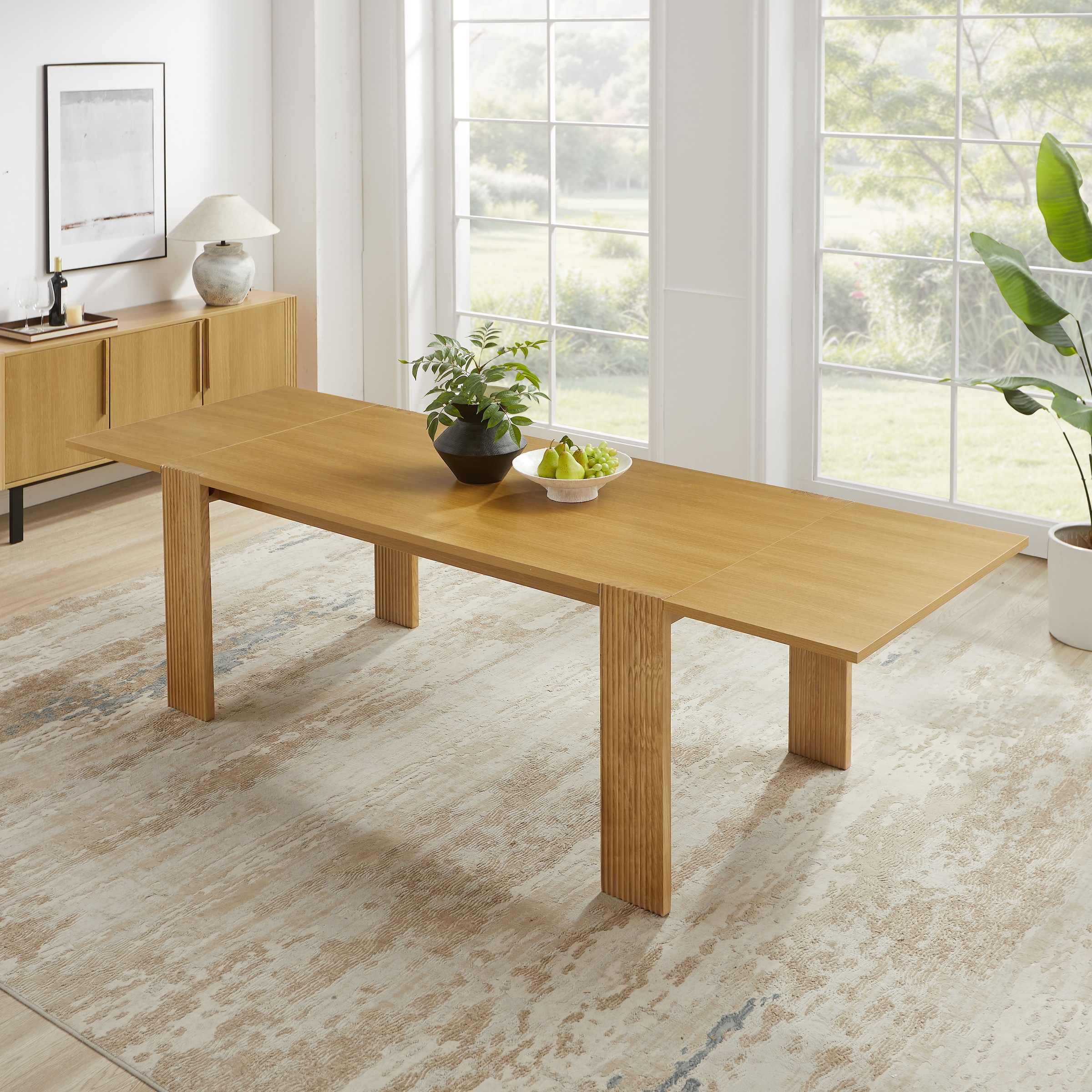 OTTO home Esstisch »Peregrin, verlängerbar von 180 - 270 cm« Melaminoberfläche, robustes Eschenholzgestell, Verlängerungsfunktion