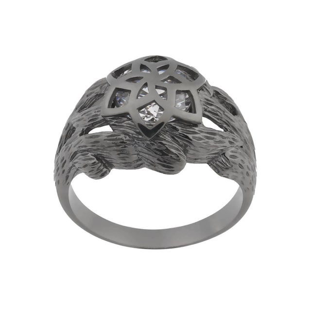 Der Herr der Ringe Fingerring »Dark Years Collection Nenya - Galadriels  Ring - schwarz weiß, 20002184«, Made in Germany - mit Zirkonia (synth.)  online kaufen