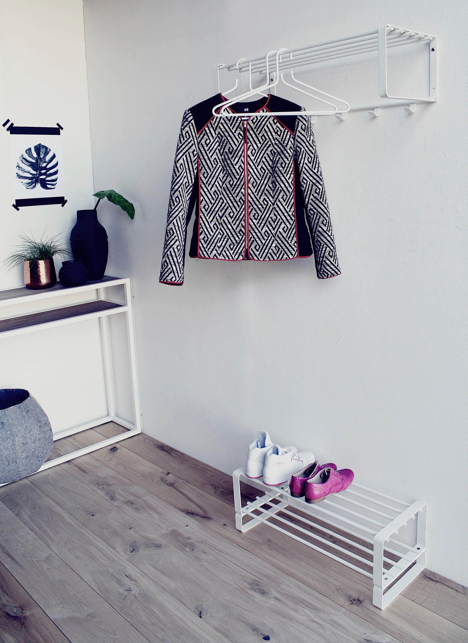 Spinder Design Garderobenleiste »REX«, (1 St.), Wandgarderobe aus Stahl mit günstig online kaufen