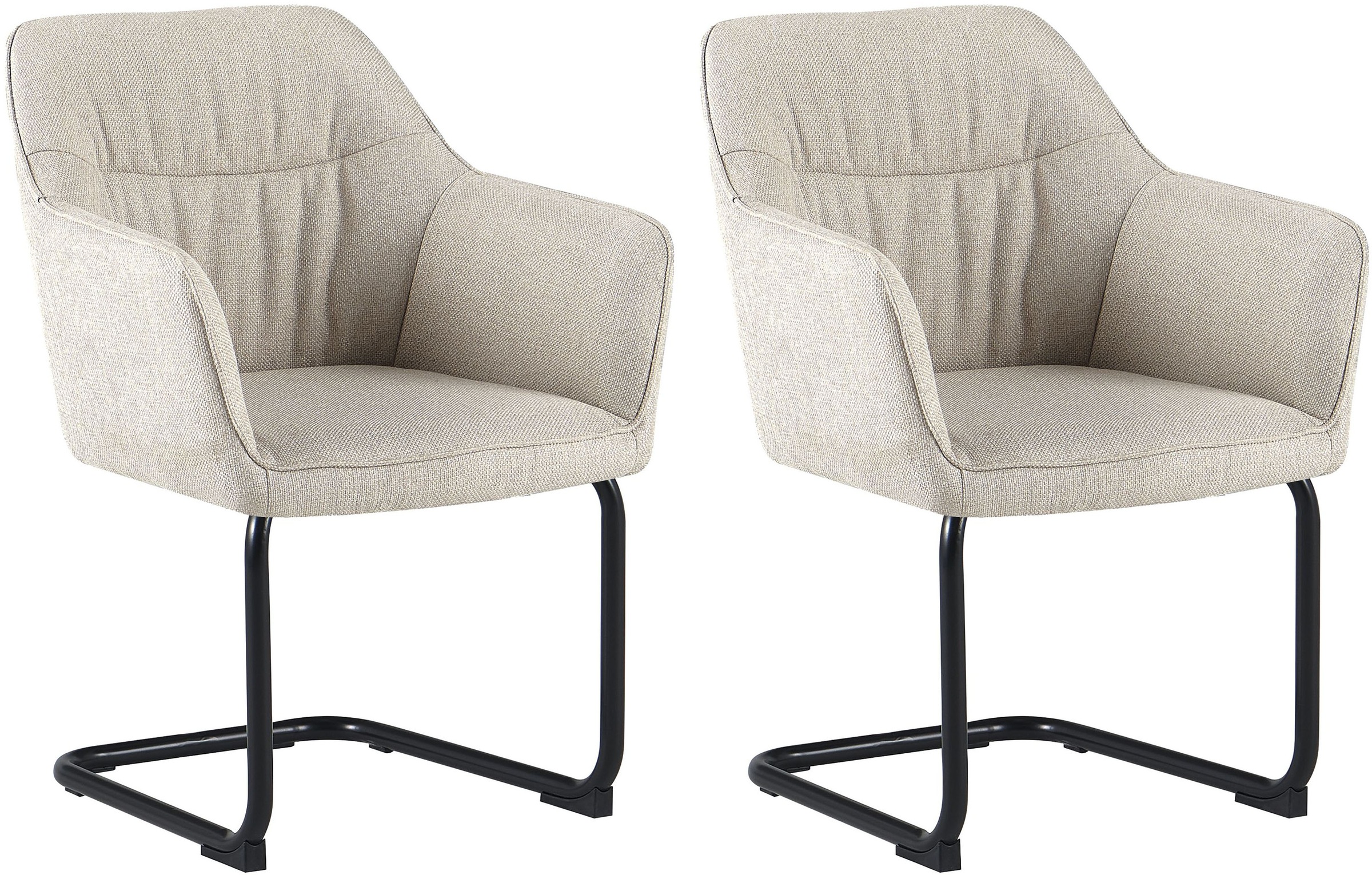 OTTO home Freischwinger »Elba« (Set) 2 Stk.gemütlicher Stuhl / Sessel, 180 günstig online kaufen