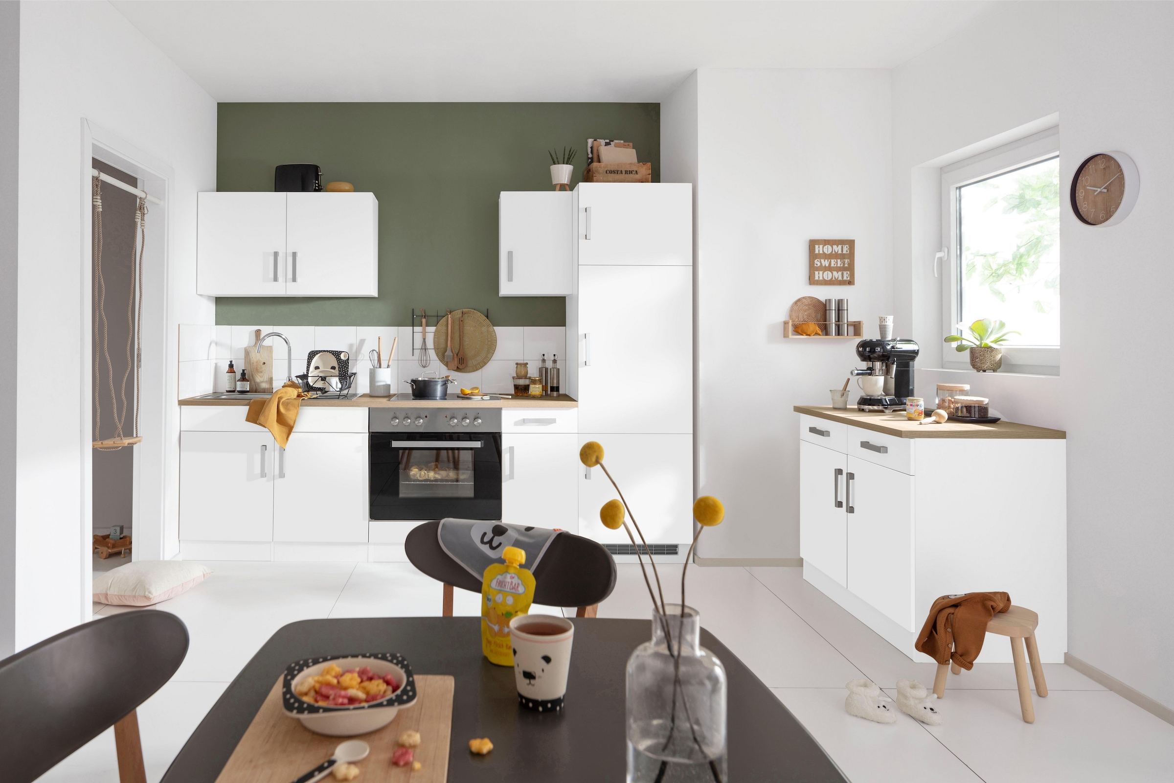 KOCHSTATION Küchenzeile »KS-Gera« Breite 270 cm, wahlweise mit E-Geräten, m günstig online kaufen