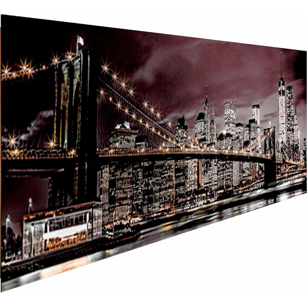 Reinders! Deco-Panel »New York bei Nacht«