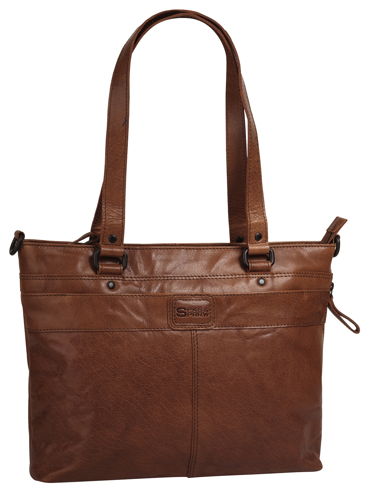 Spikes & Sparrow Shopper, echt Leder