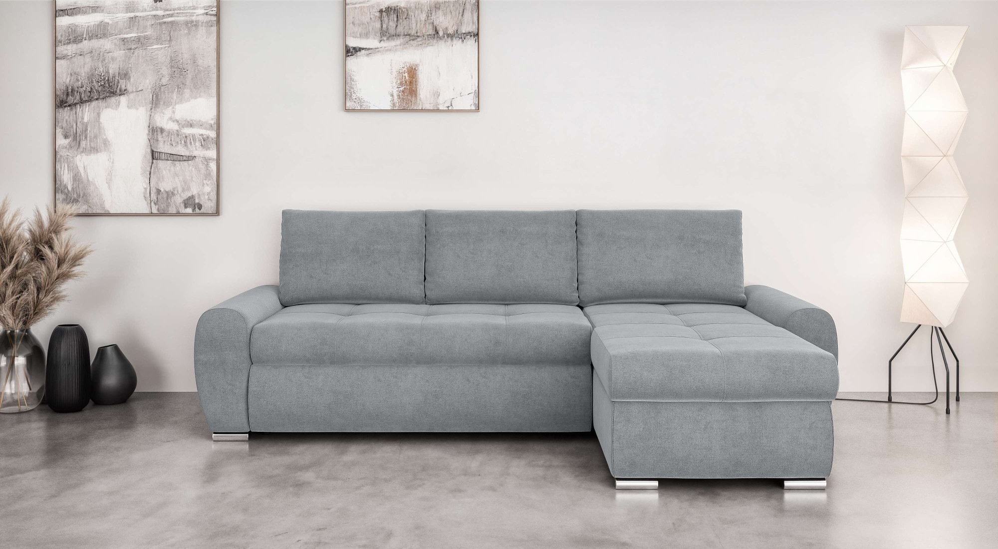INOSIGN Ecksofa »HAVERHILL Schlafsofa mit Bettkasten, Maße B/H/T: 237/89/16 günstig online kaufen