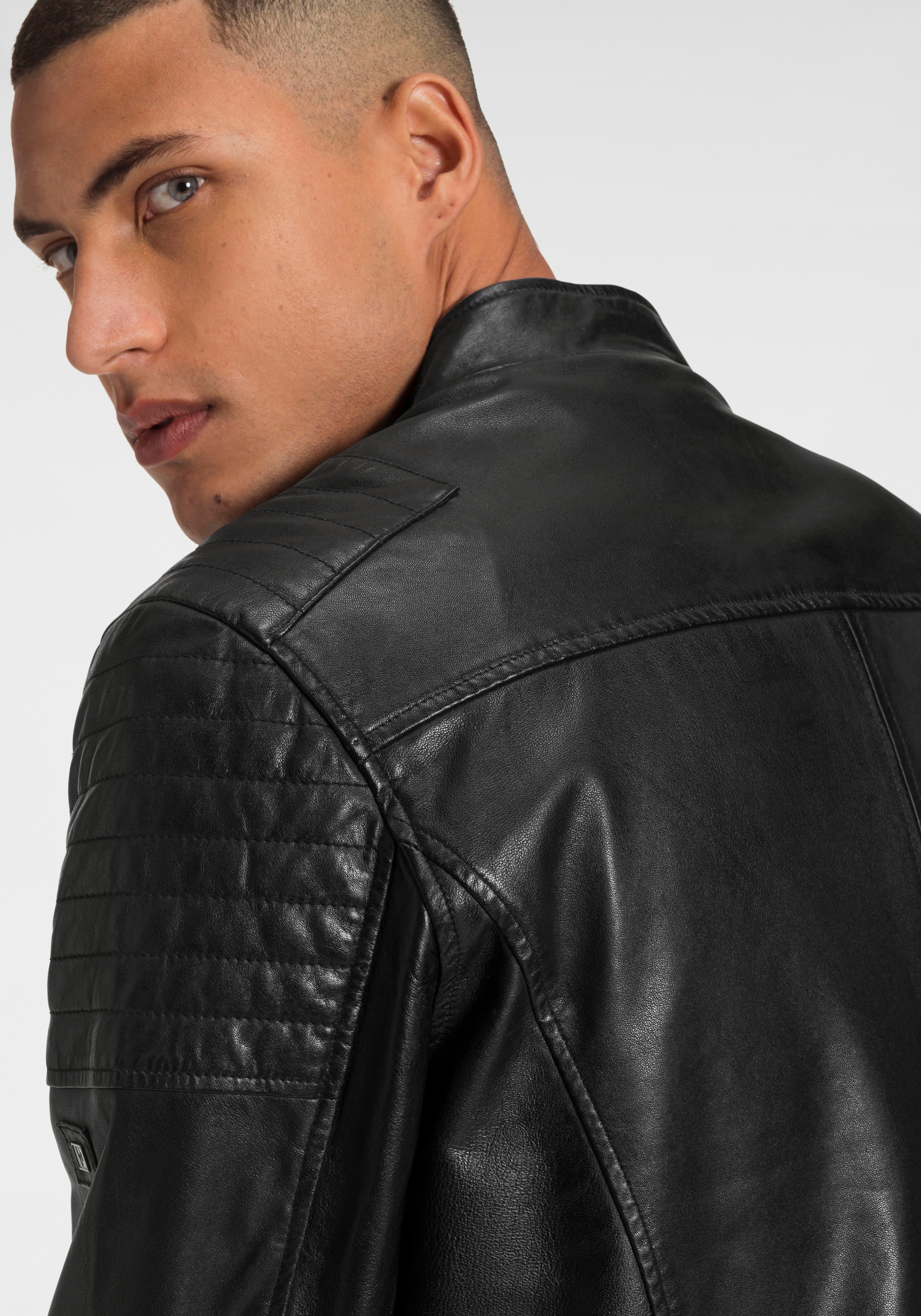 Bruno Banani Lederjacke »Rocha«