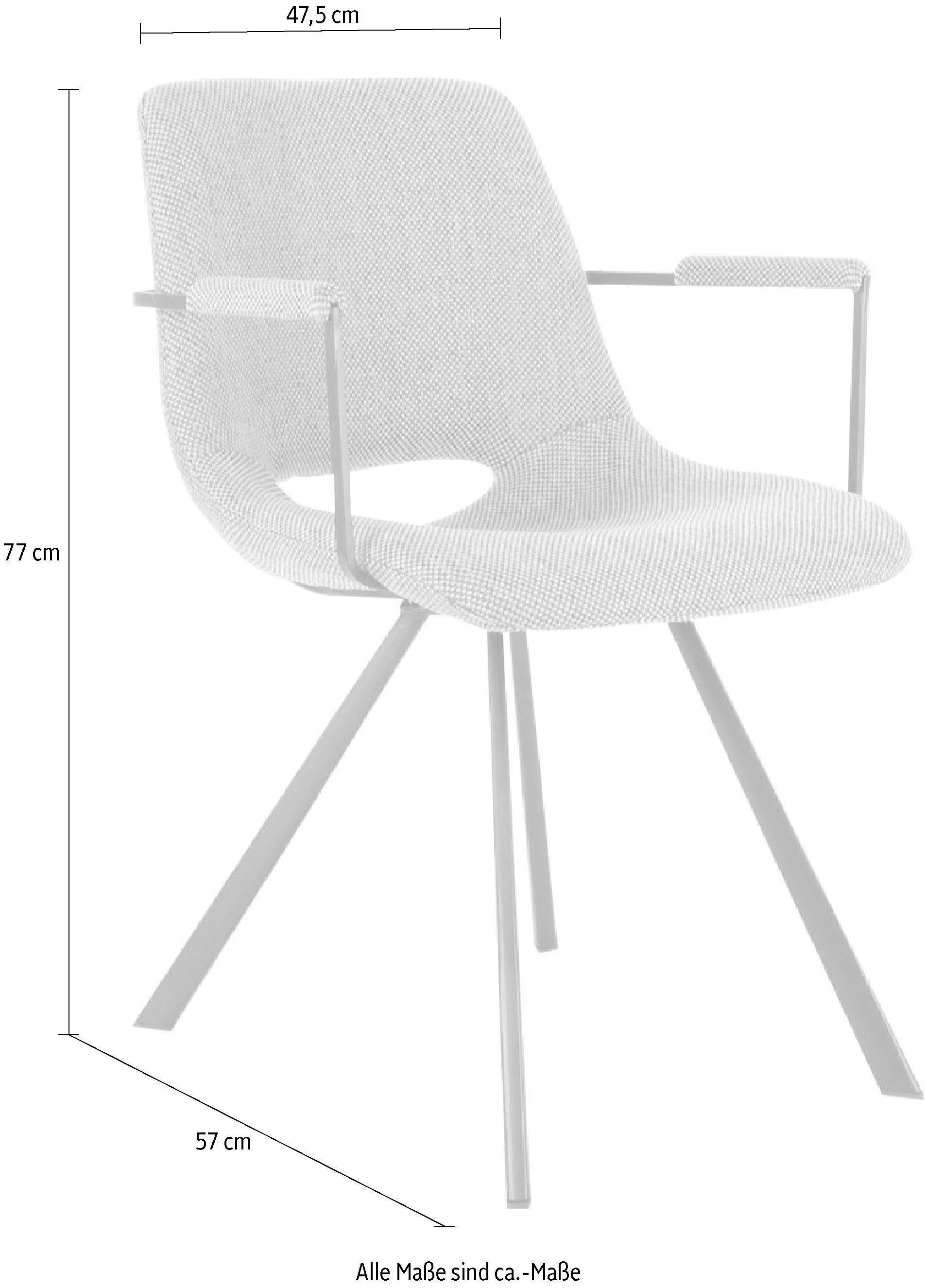 Kayoom Stuhl »Josephine 625 2er-Set, pflegeleicht«, (Set), 2 St., pflegeleicht