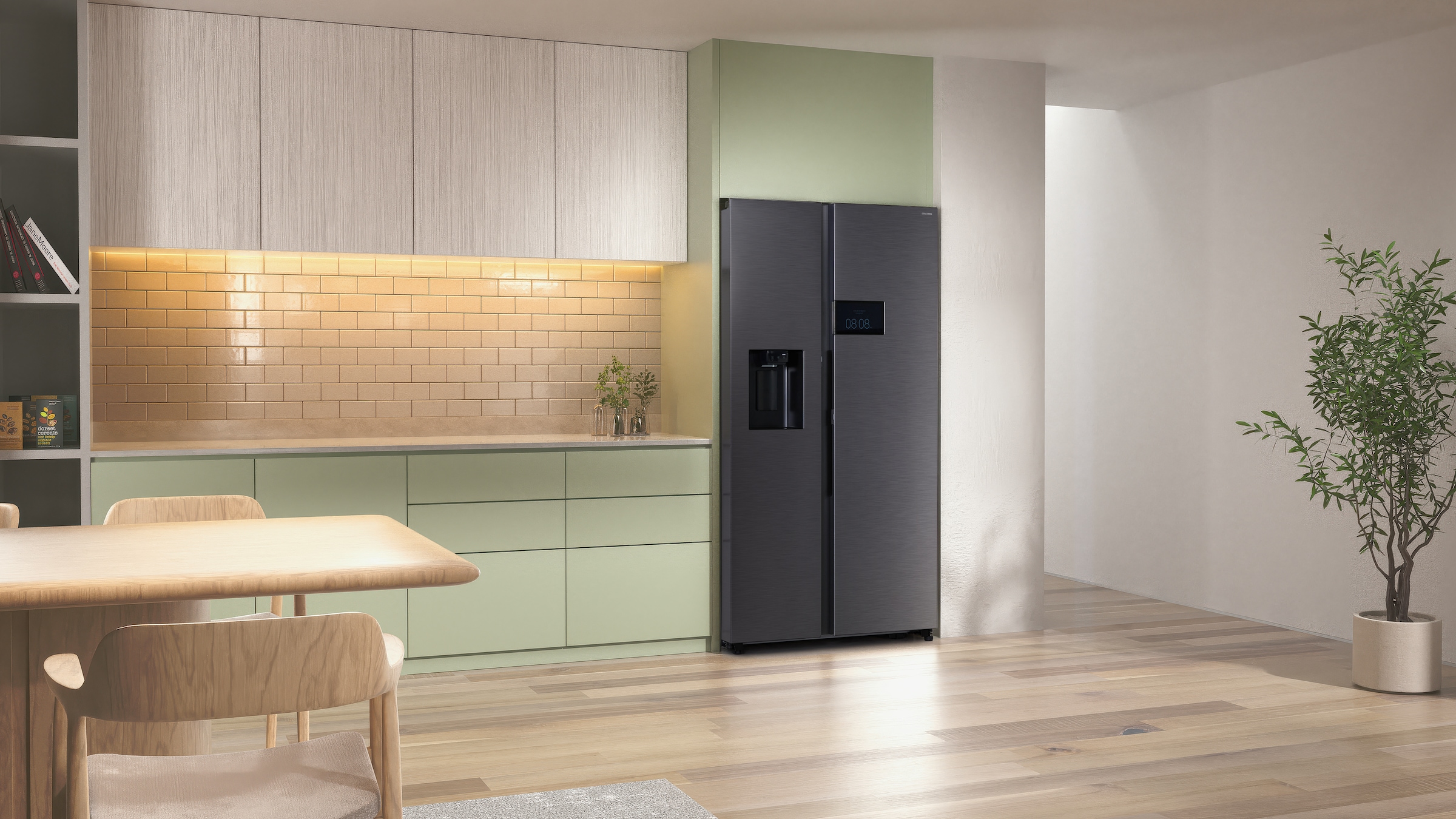 Samsung Side-by-Side RS94F »RS90F65EDF«, Separate Temperaturregelung für Kühl- und Gefrierbereich