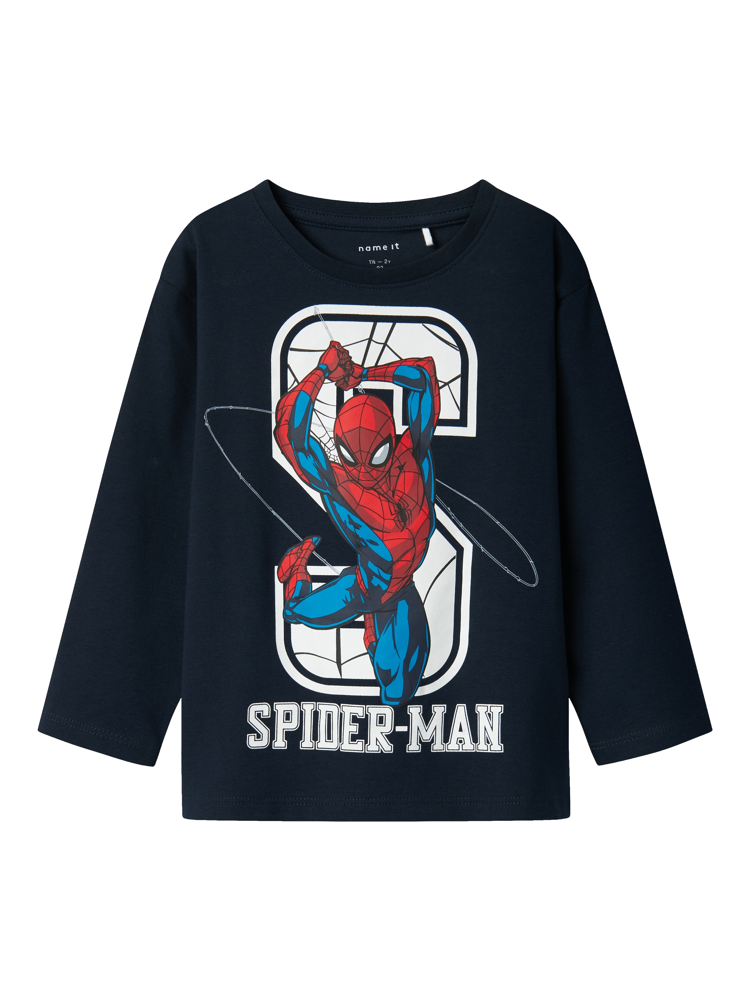 Name It Langarmshirt »NMMNITIN SPIDER NREG LS TOP NOOS MAR«