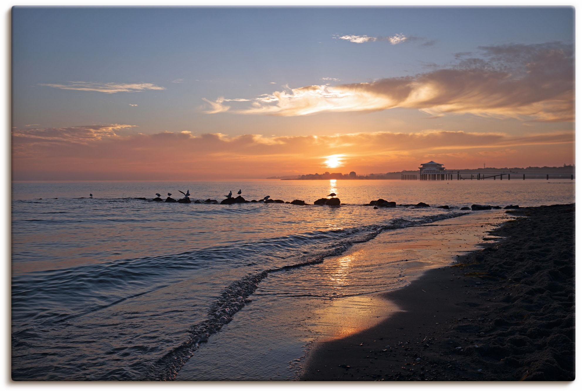 Artland Wandbild »Sonnenaufgang am Ostseestrand«, (1 Stück), in vielen Größ günstig online kaufen