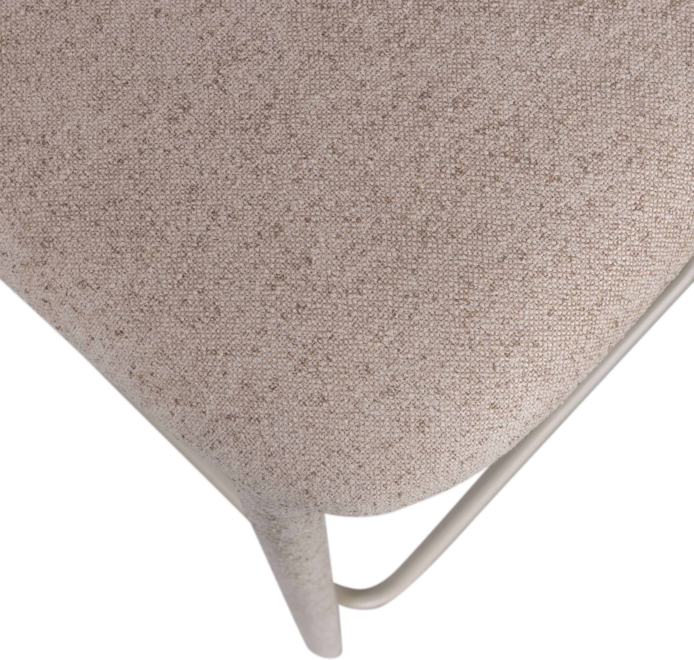 WOOOD Barhocker »Noble mit Fußstütze und vollständig gepolstertem B 48 x T 52 x H 95 cm« Gewebebezug, Belastbarkeit 150 kg, hohe Verschleißfestigkeit