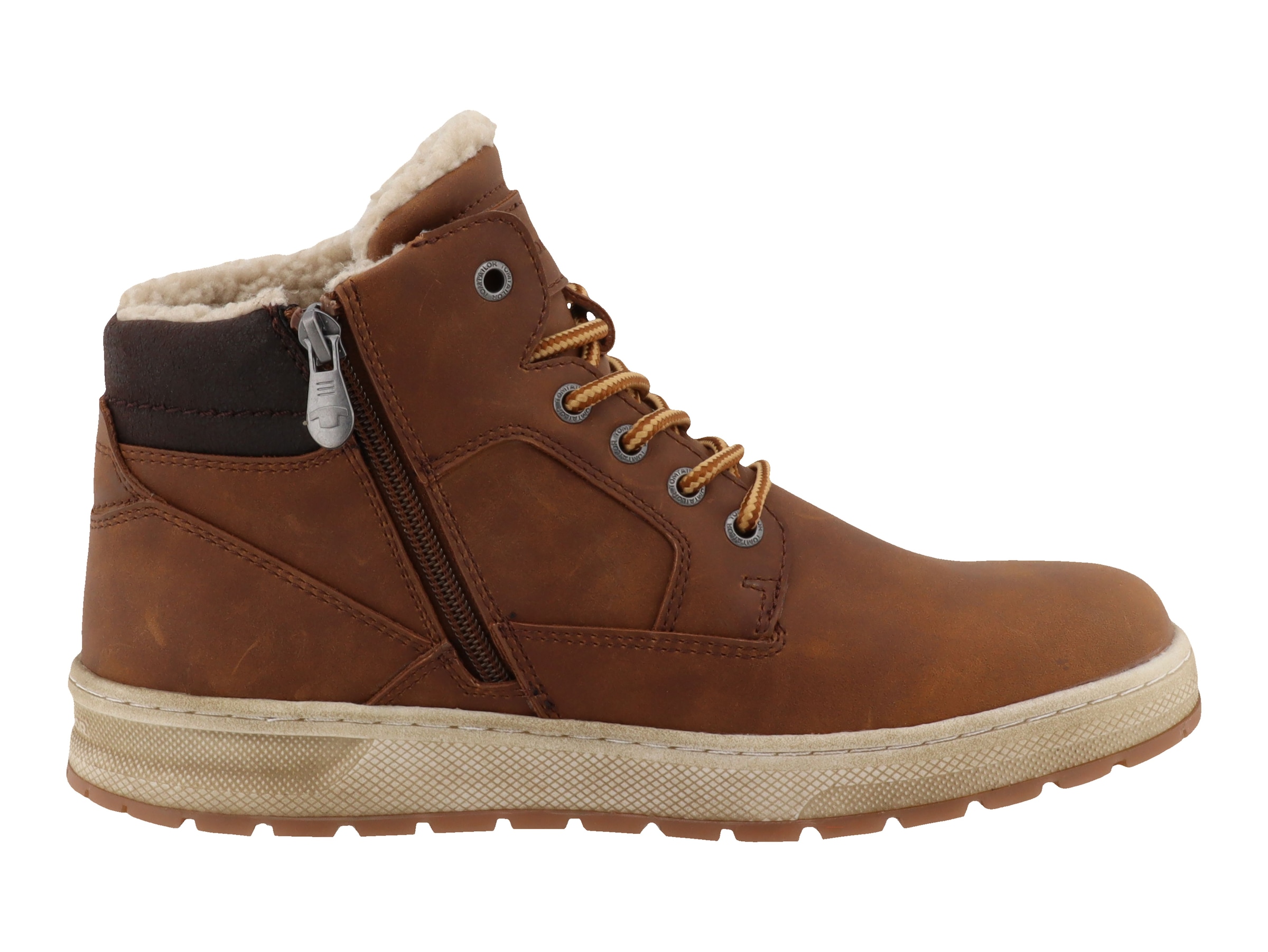 TOM TAILOR Winterboots  , Plateau, Schnürboots, High Top-Sneaker mit Innenreißverschluss