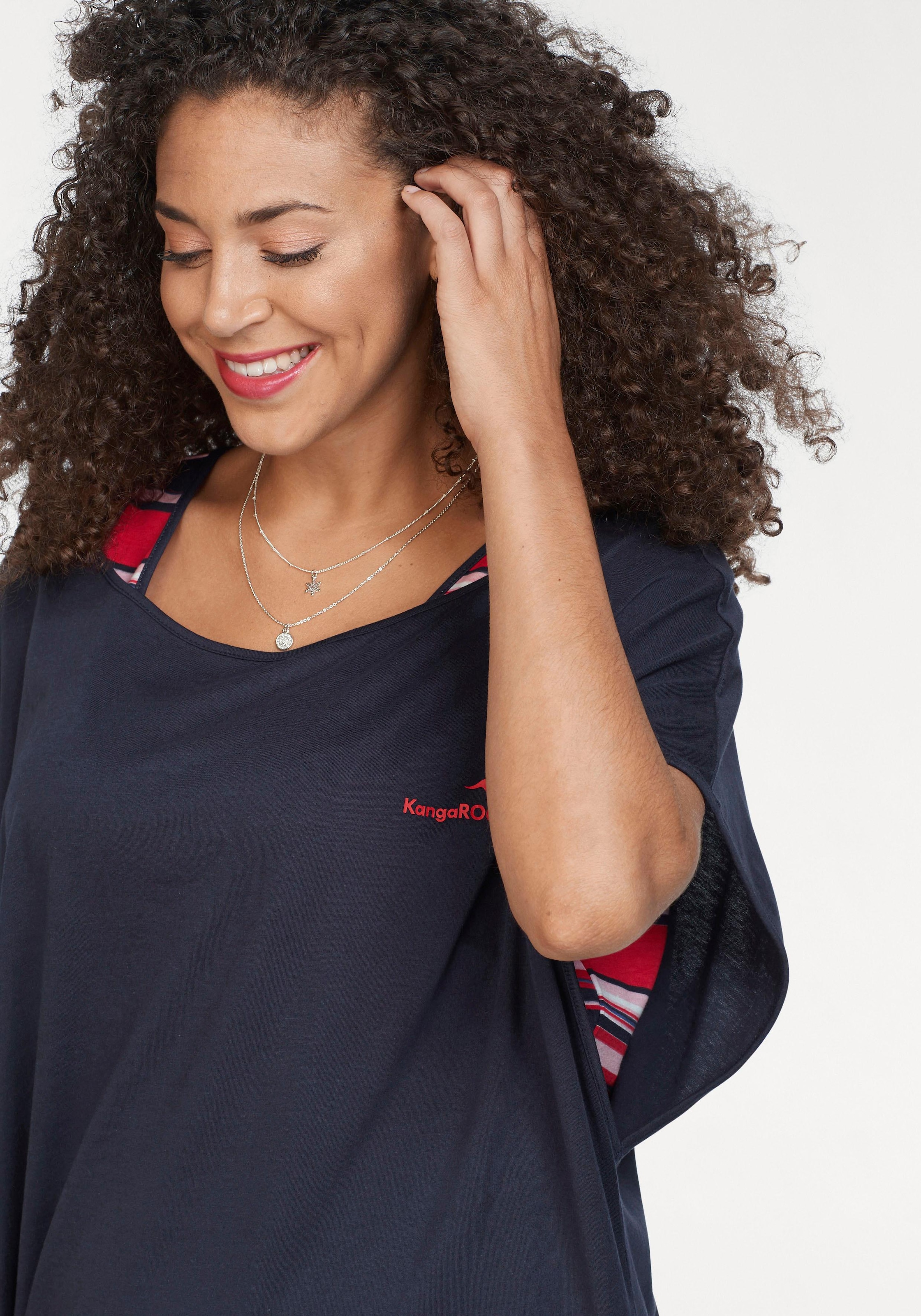 KangaROOS Jerseykleid Set, mit T-Shirt, 2 tlg. Mini-Länge,  lässiger Stil,  elastisches Material