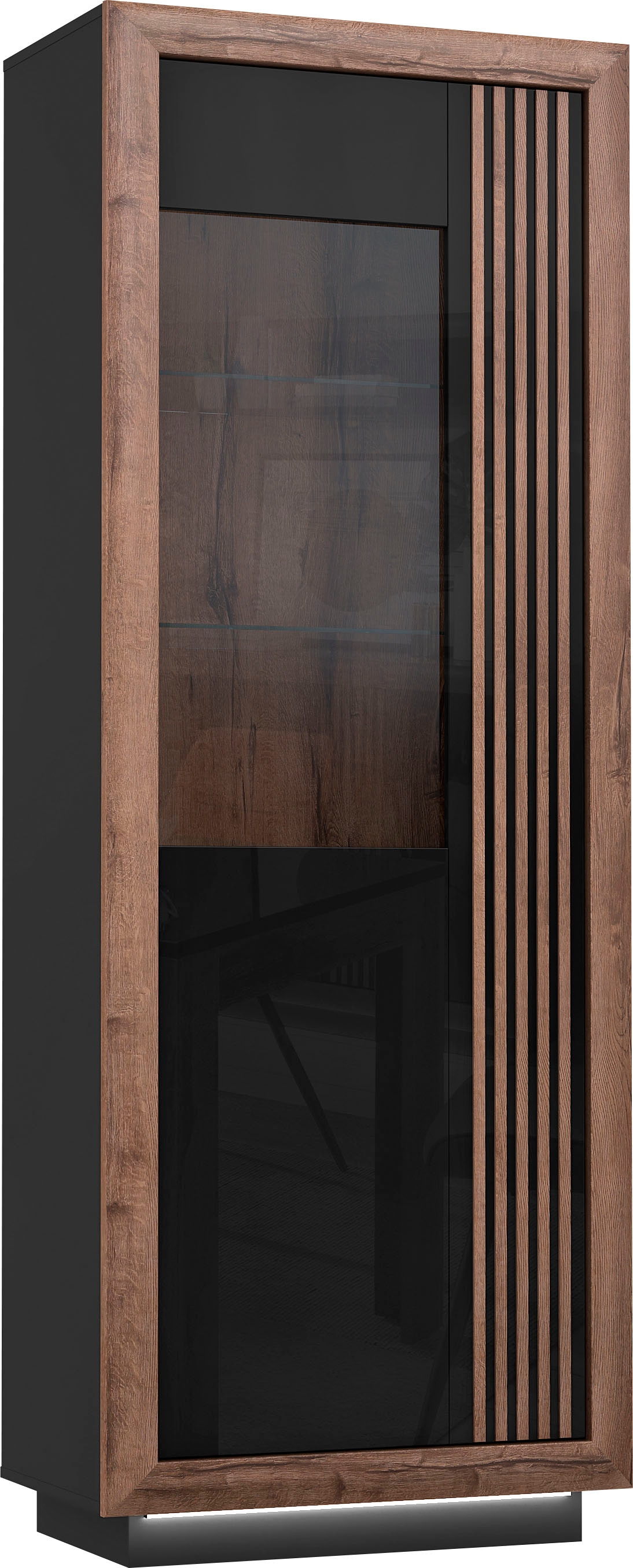 FORTE Highboard »Savona«, Höhe 197 cm, inkl. Lichtleiste im Sockel