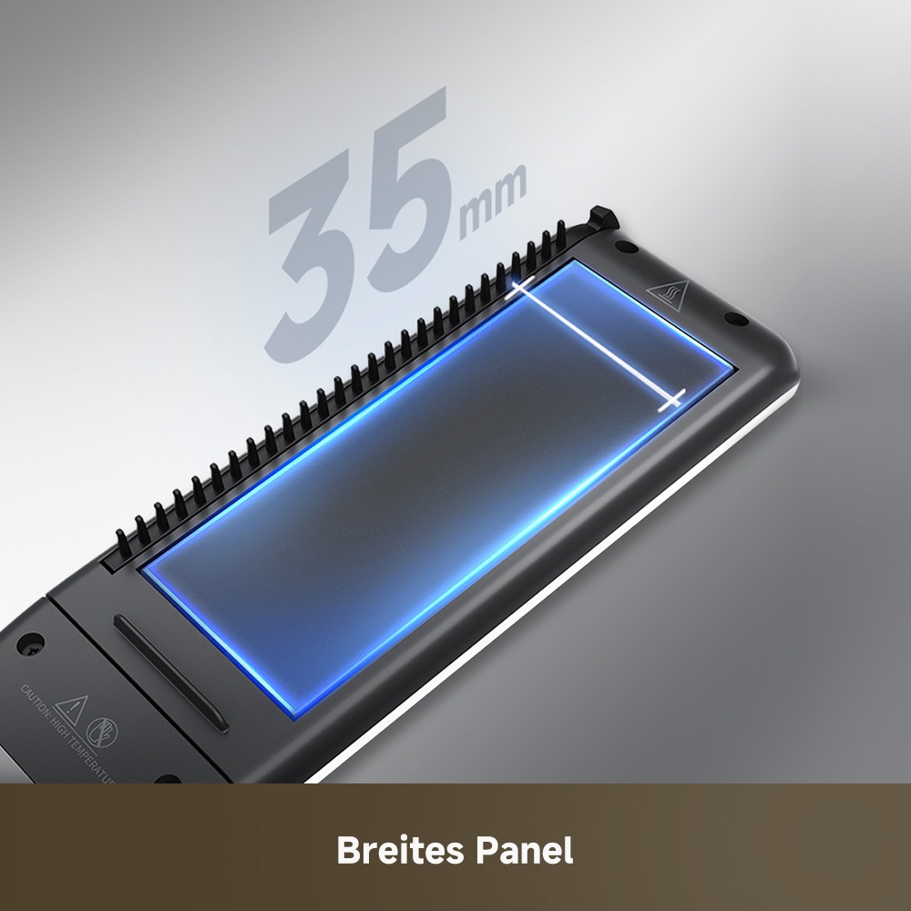 Dreame Glätteisen »AuraSteam Straight« Dampffunktion, Temperaturregelung, 35-mm-Platten