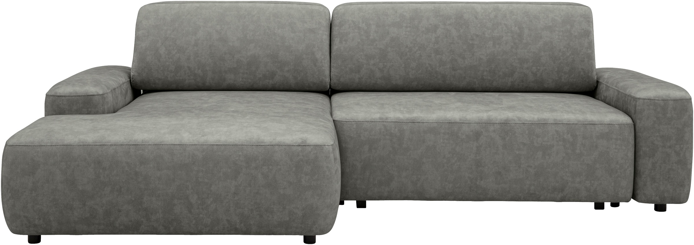 INOSIGN Ecksofa »TORGE (264cm), Schlafsofa in Cord, Samtvelours o Struktur fein, L-Form«, Schlaffunktion, Bettkasten, Liegefläche: 125/210 cm