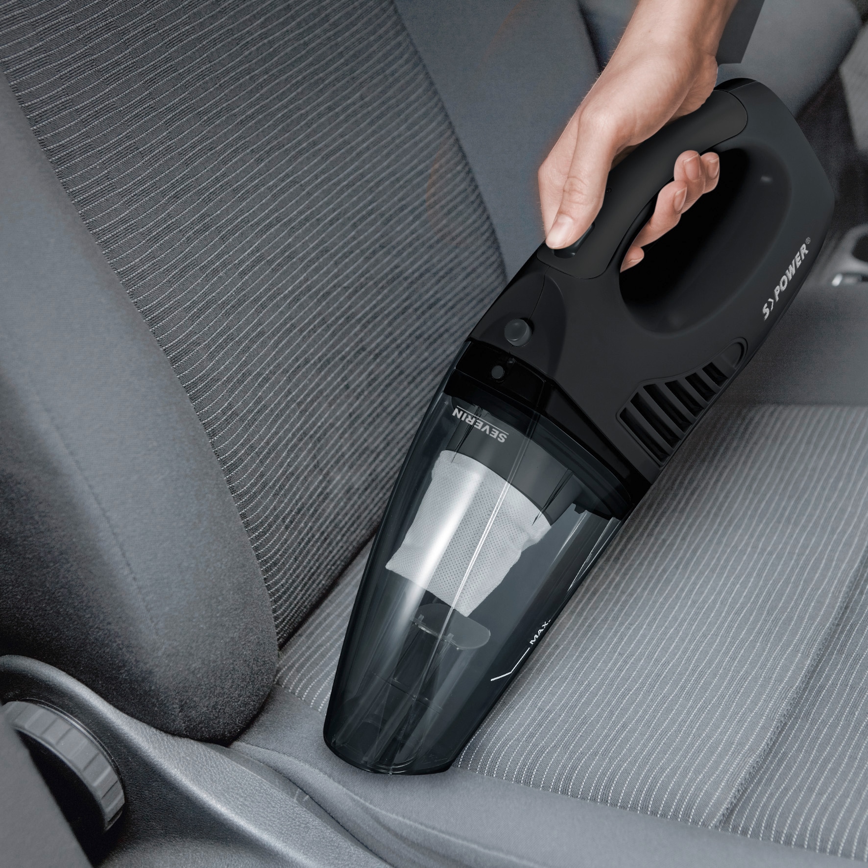 Severin Akku-Hand-und Stielstaubsauger »HV 7963«, 3-in-1 Akku-Handstaubsauger "S-POWER® home & car Li 20"