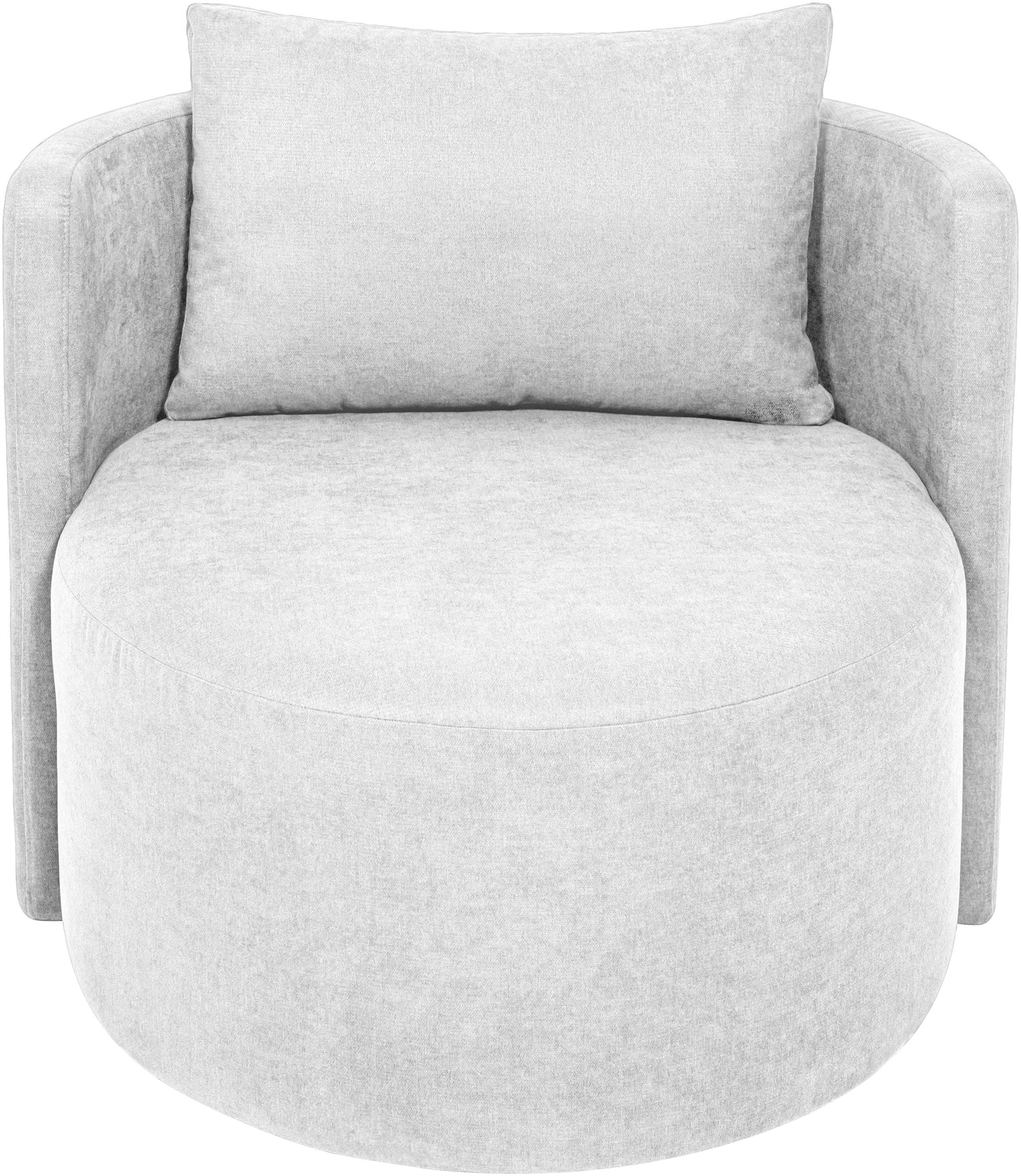 andas Sessel mit wendbarem Rückenkissen, auch in recyceltem Stoff erhältlich