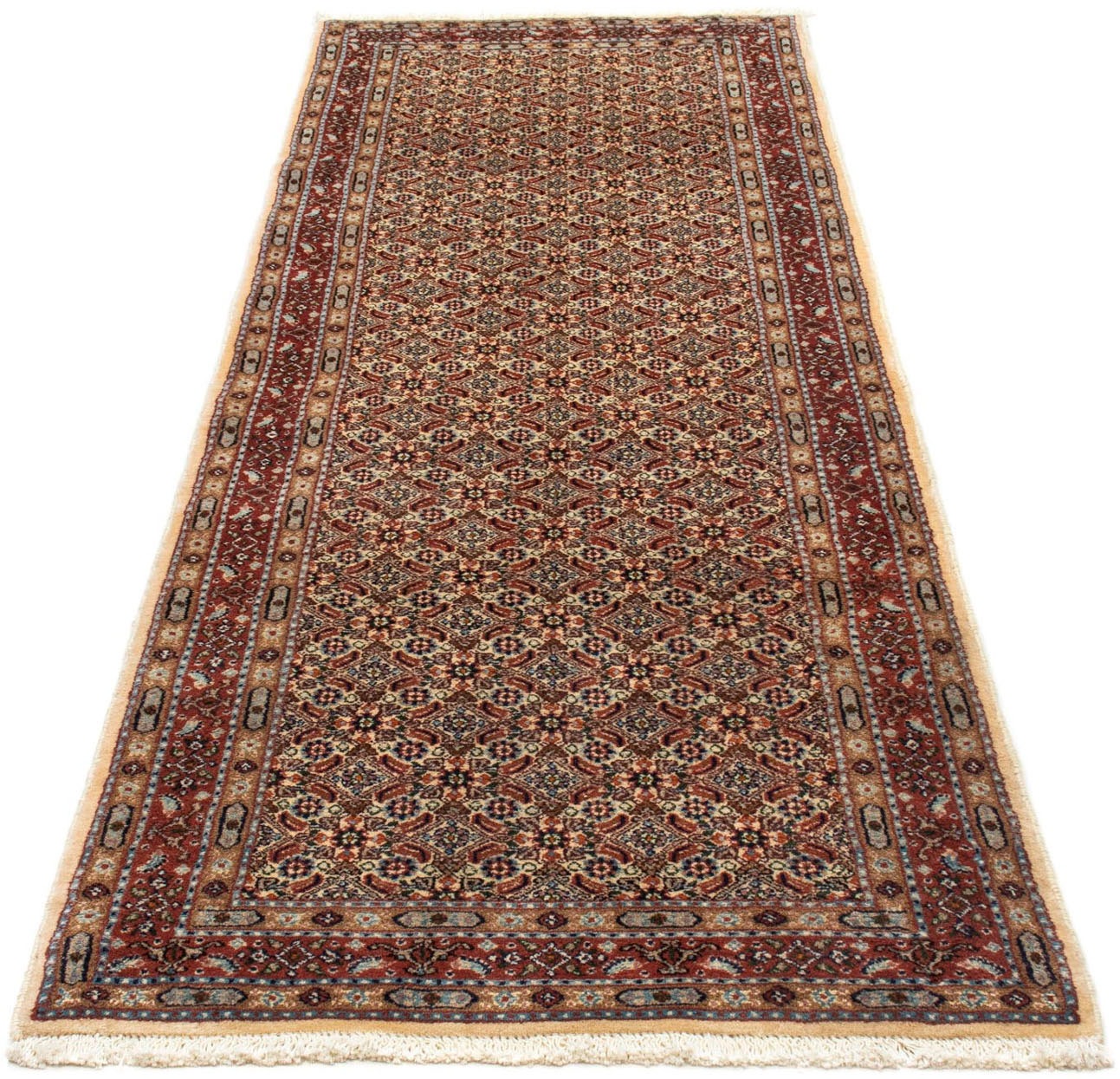 morgenland Wollteppich »Täbriz Blumenmuster Beige 300 x 192 cm«, rechteckig günstig online kaufen