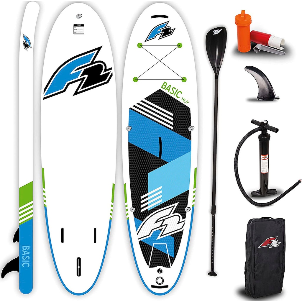 F2 Inflatable SUP-Board »Basic«, (Packung, 5 tlg.)