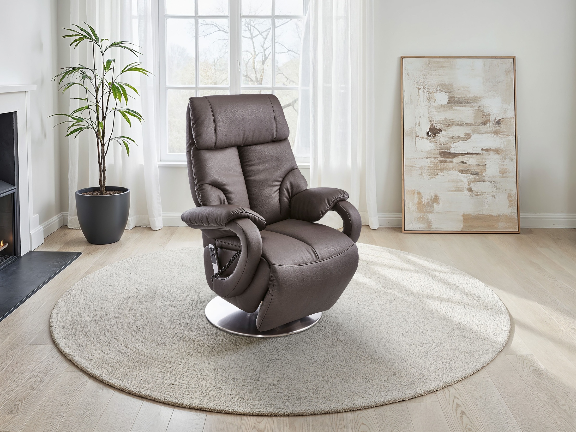 sit&more TV-Sessel »Invito mit Kopfteilverstellung & Drehfunktion, weitere Funktionen« in Größe M, wahlweise mit Motor und Aufstehhilfe