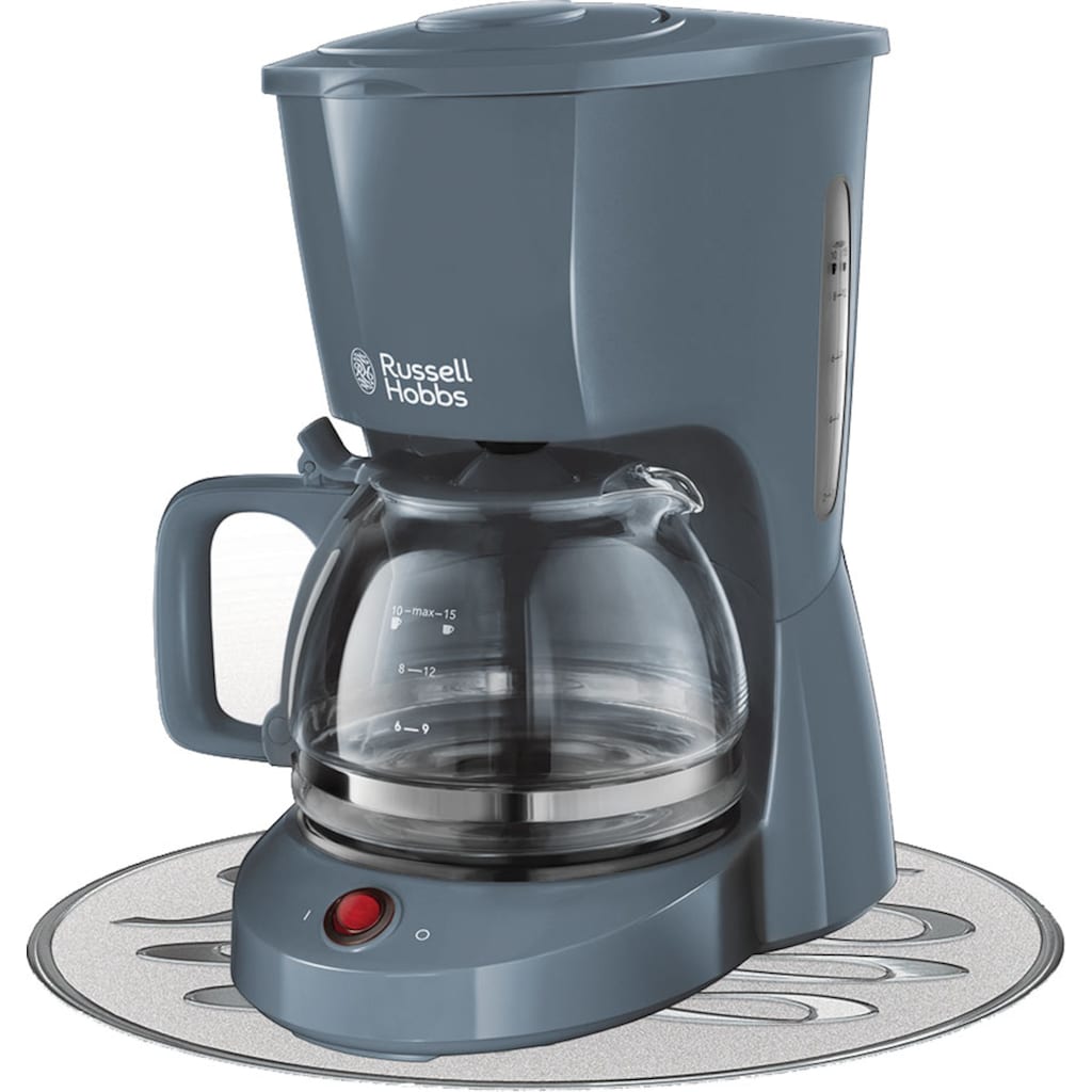 RUSSELL HOBBS Filterkaffeemaschine »Textures Grey 22613-56«, 1,25 l Kaffeekanne, 1x4, 975 W