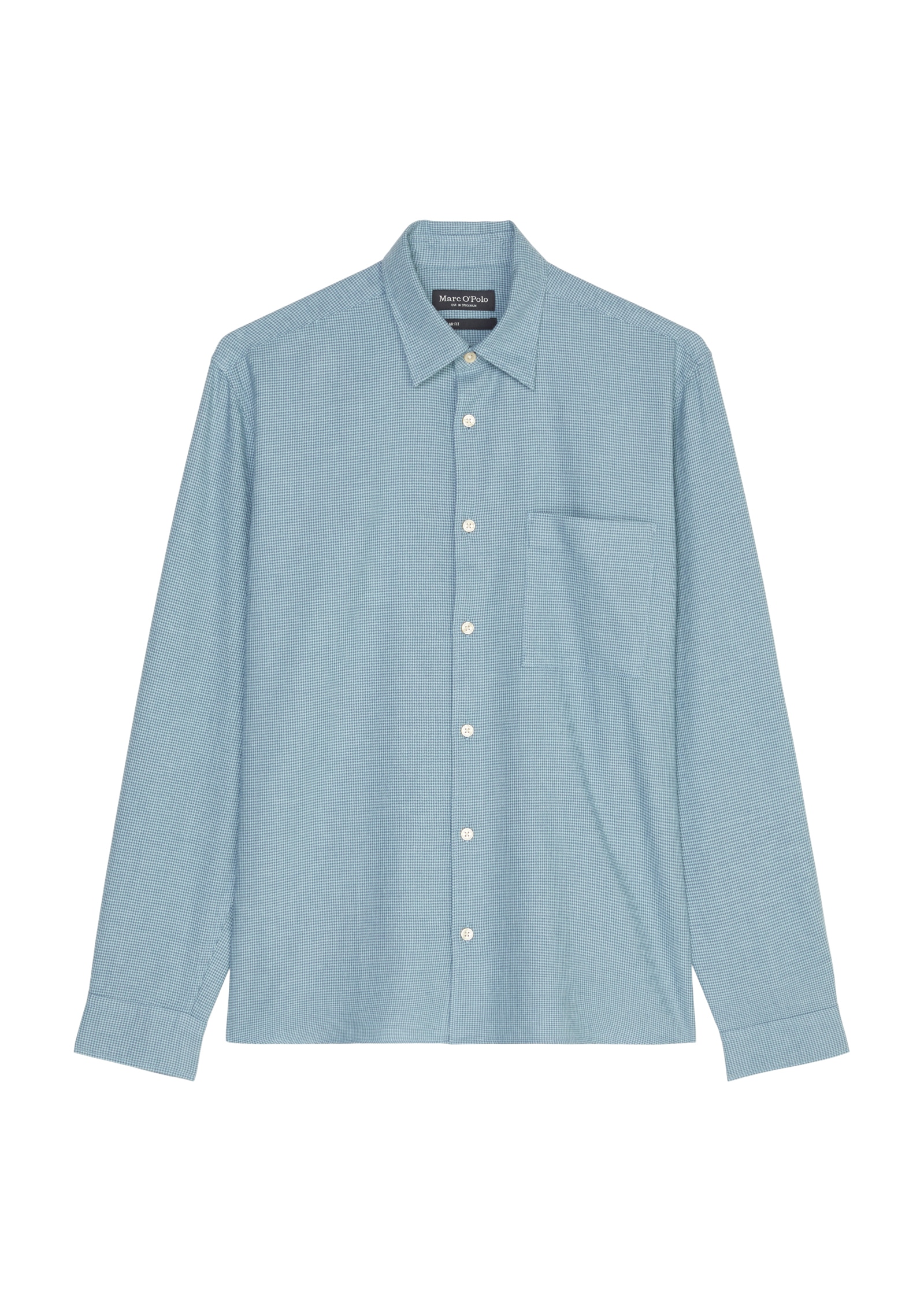 Marc O'Polo Langarmhemd, In softer, leichter Flanell-Qualität