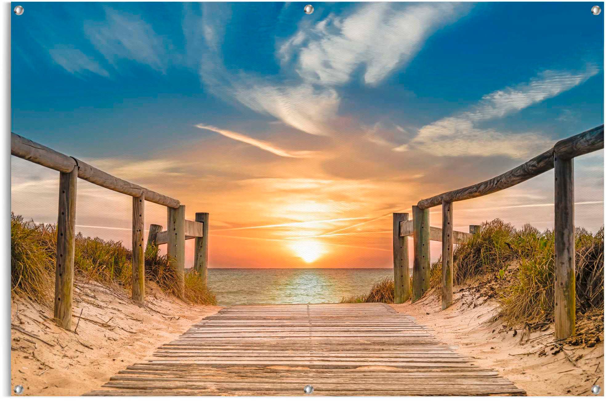 Reinders! Poster »Sonnenuntergang am Strand« günstig online kaufen