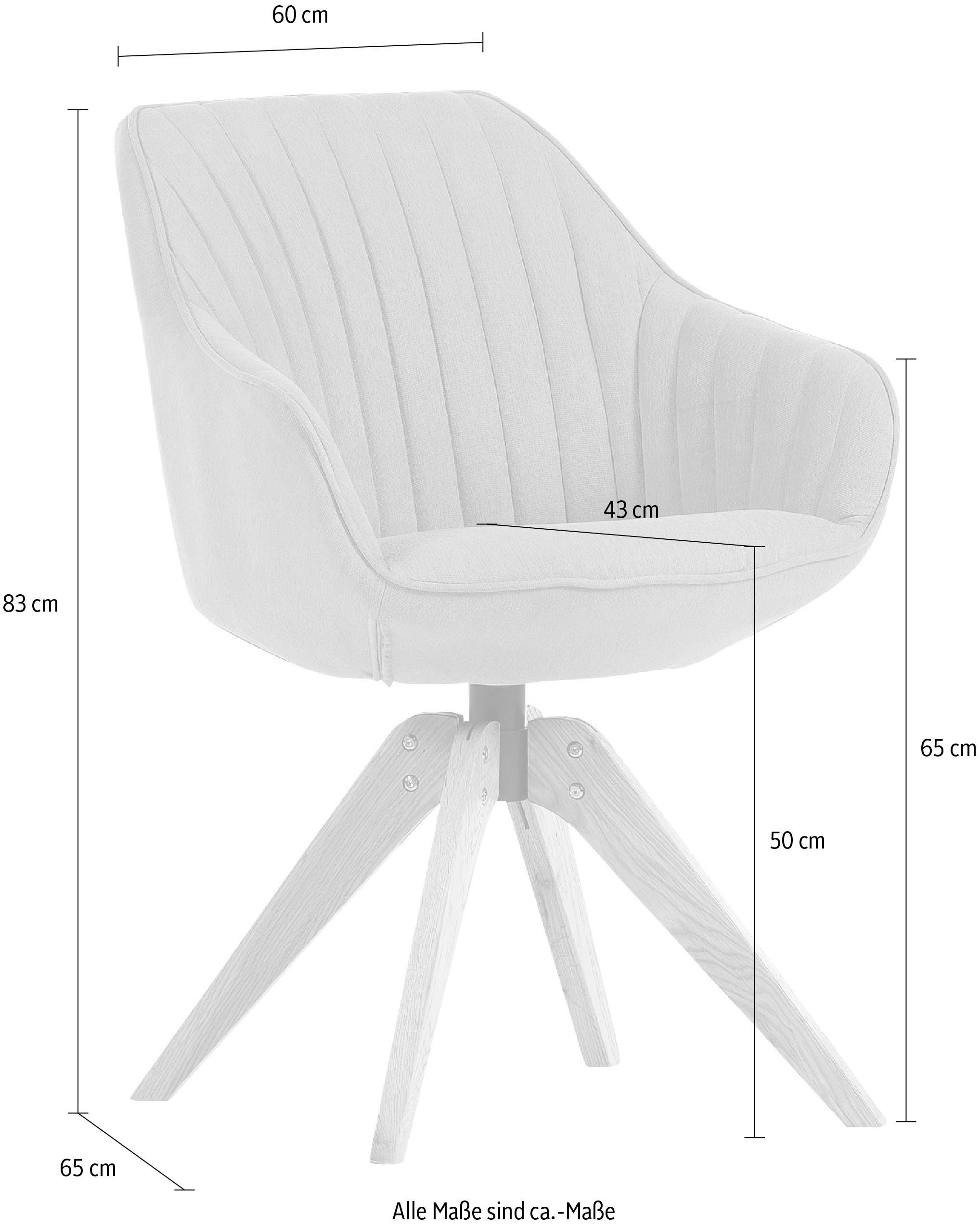Gutmann Factory Esszimmerstuhl »Chill«, Polyester, mit bequemer Polsterung Esszimmerstuhl, Raten auf kaufen Armlehnstuhl