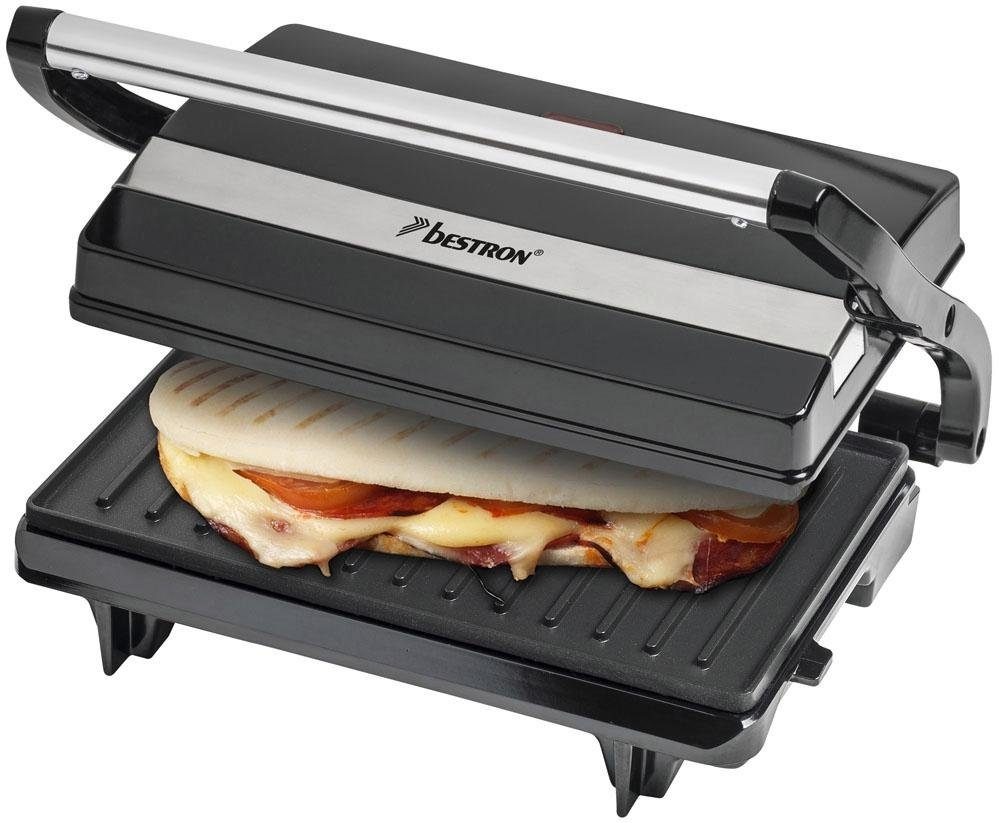 bestron Kontaktgrill »APM123Z Viva Italia«, 700 W, auch als Sandwich-/Panini-Kontaktgrill einsetzbar, antihaftbeschichtet