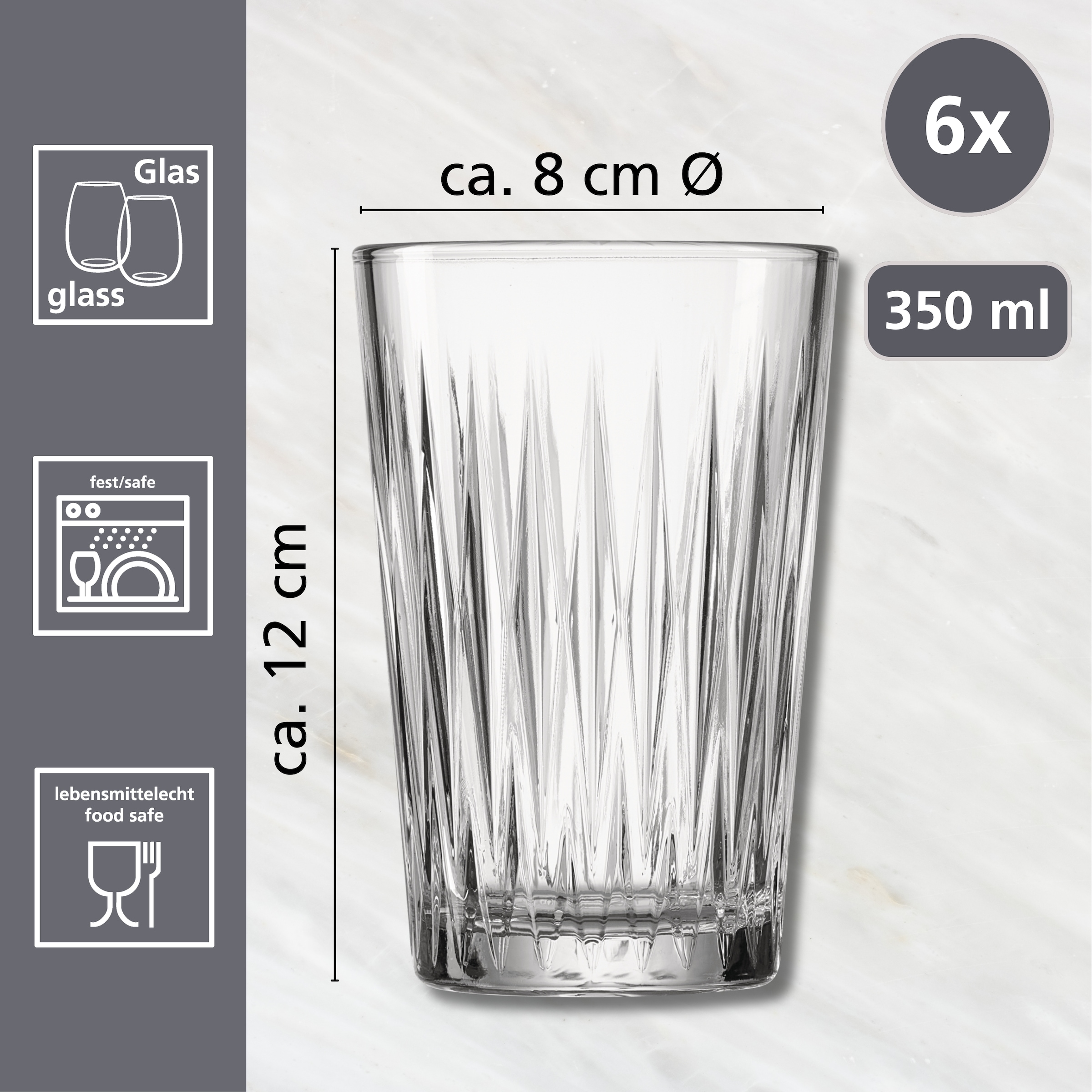 Ritzenhoff & Breker Gläser-Set »Nobel« je 350 ml