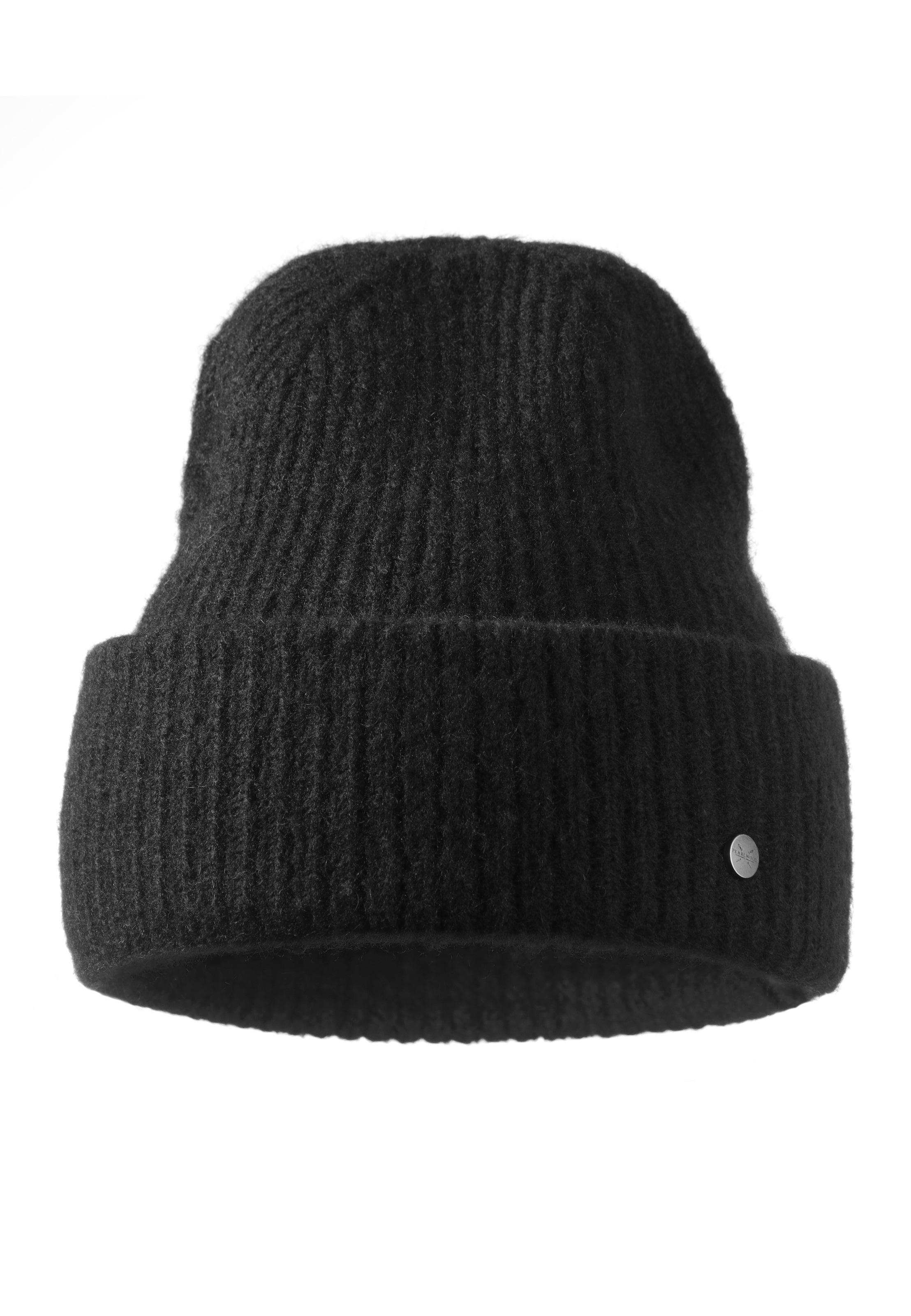 PEARLWOOD Strickmütze »ZOE«, Feinripp, wärmend, breiter Umschlag