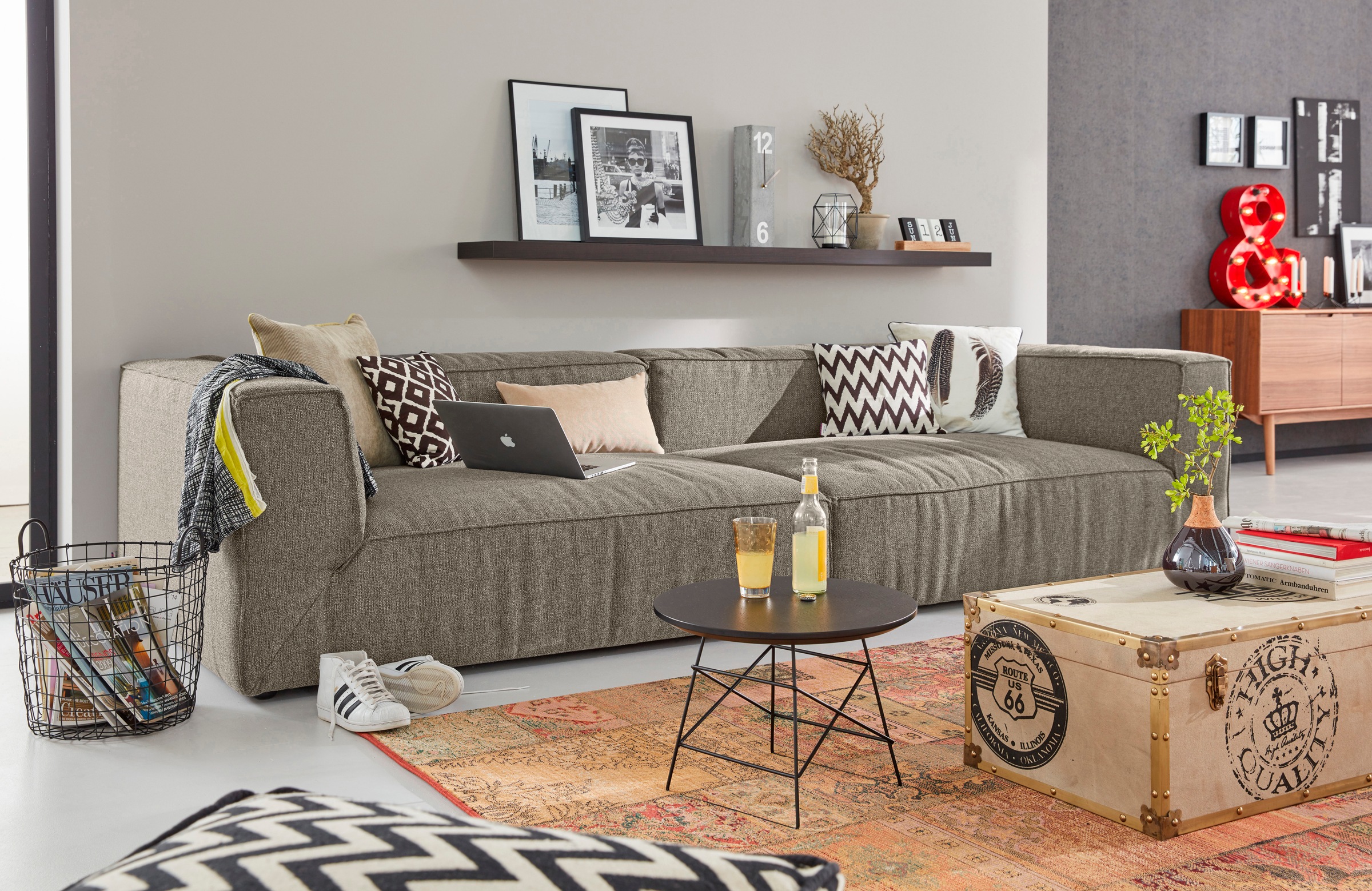 TOM TAILOR HOME Big-Sofa »BIG CUBE«, TOM TAILOR Big-Sofa >>BIG CUBE günstig online kaufen